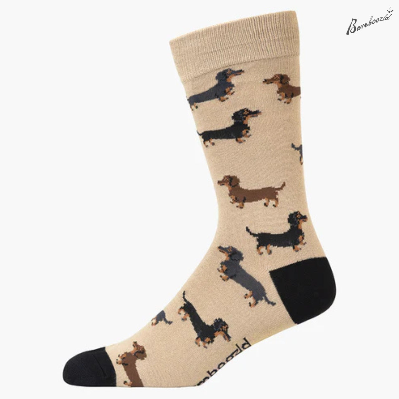 Bamboo Crew Sock - Dash Pups