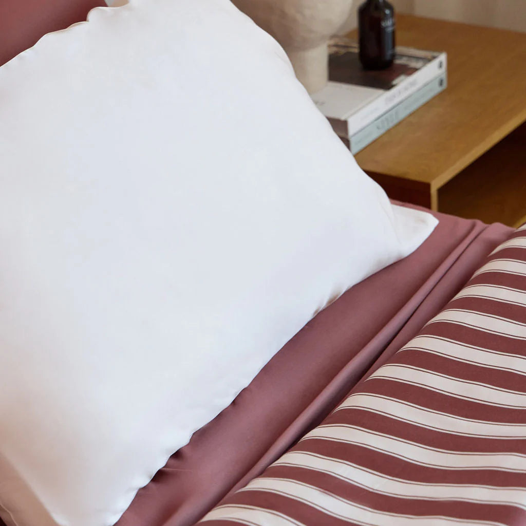 MTCo. Bamboo Quilt Cover - Cinnamon Stripe