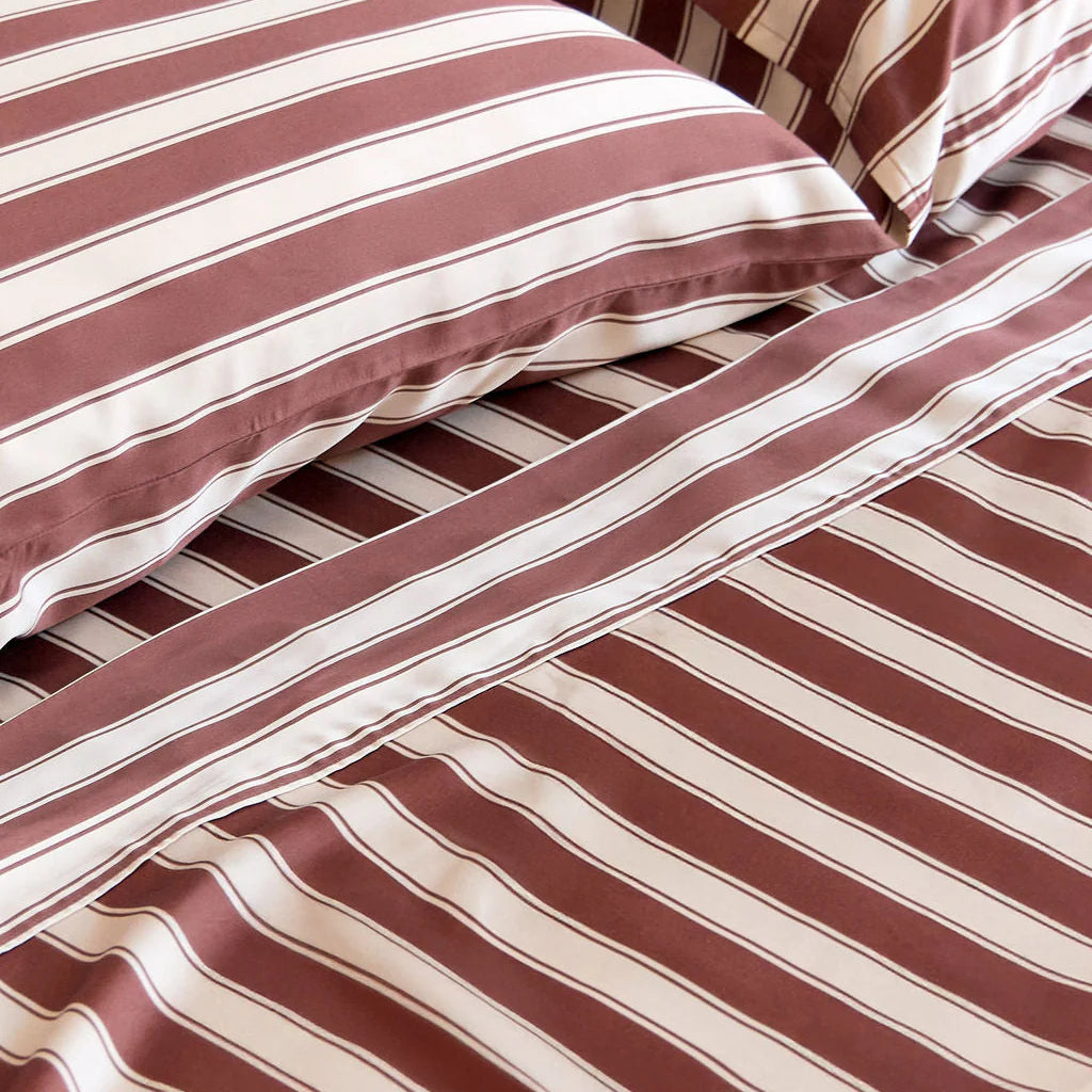 MTCo. Bamboo Sheet Set - Cinnamon Stripe