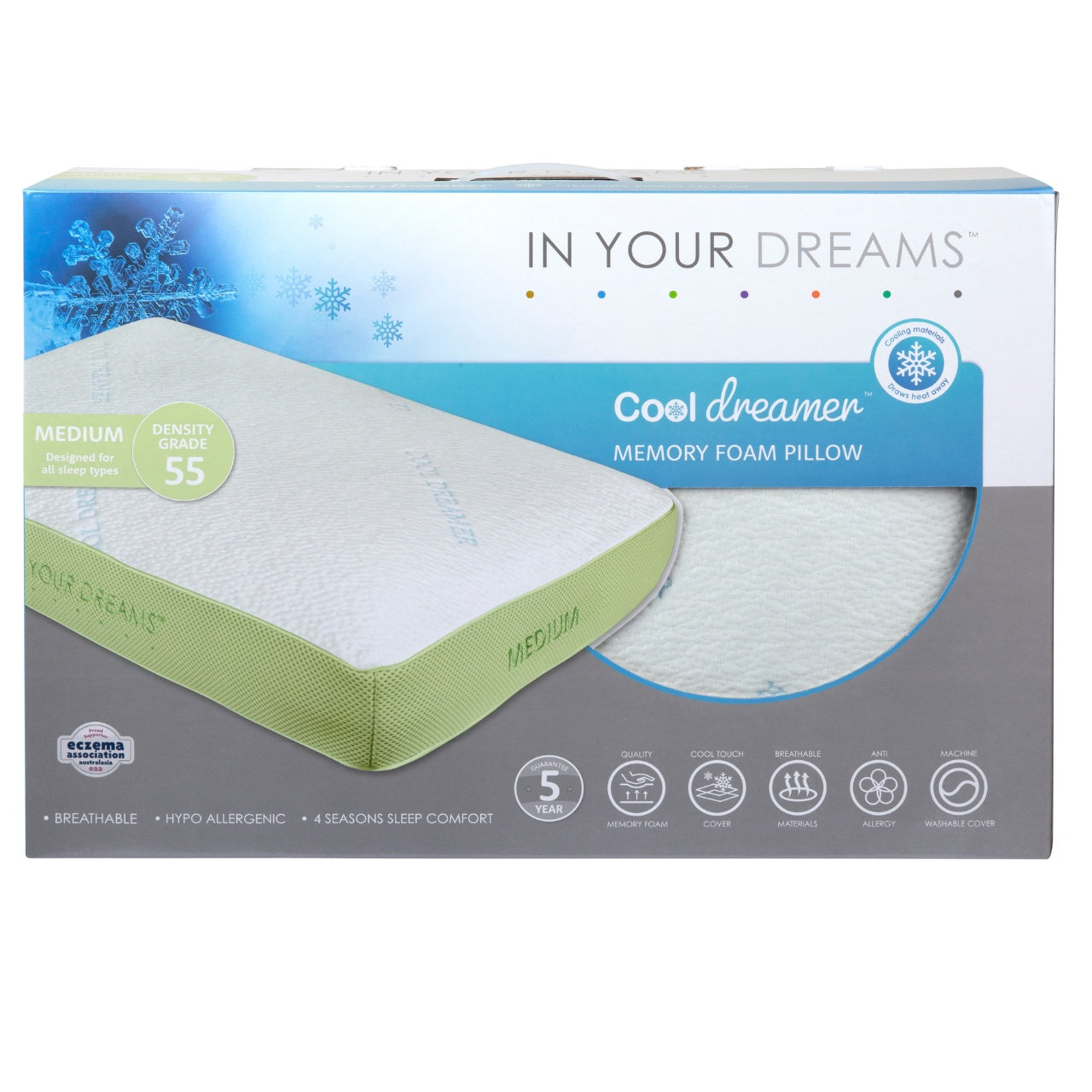 Cool Dreamer Memory Foam Pillow