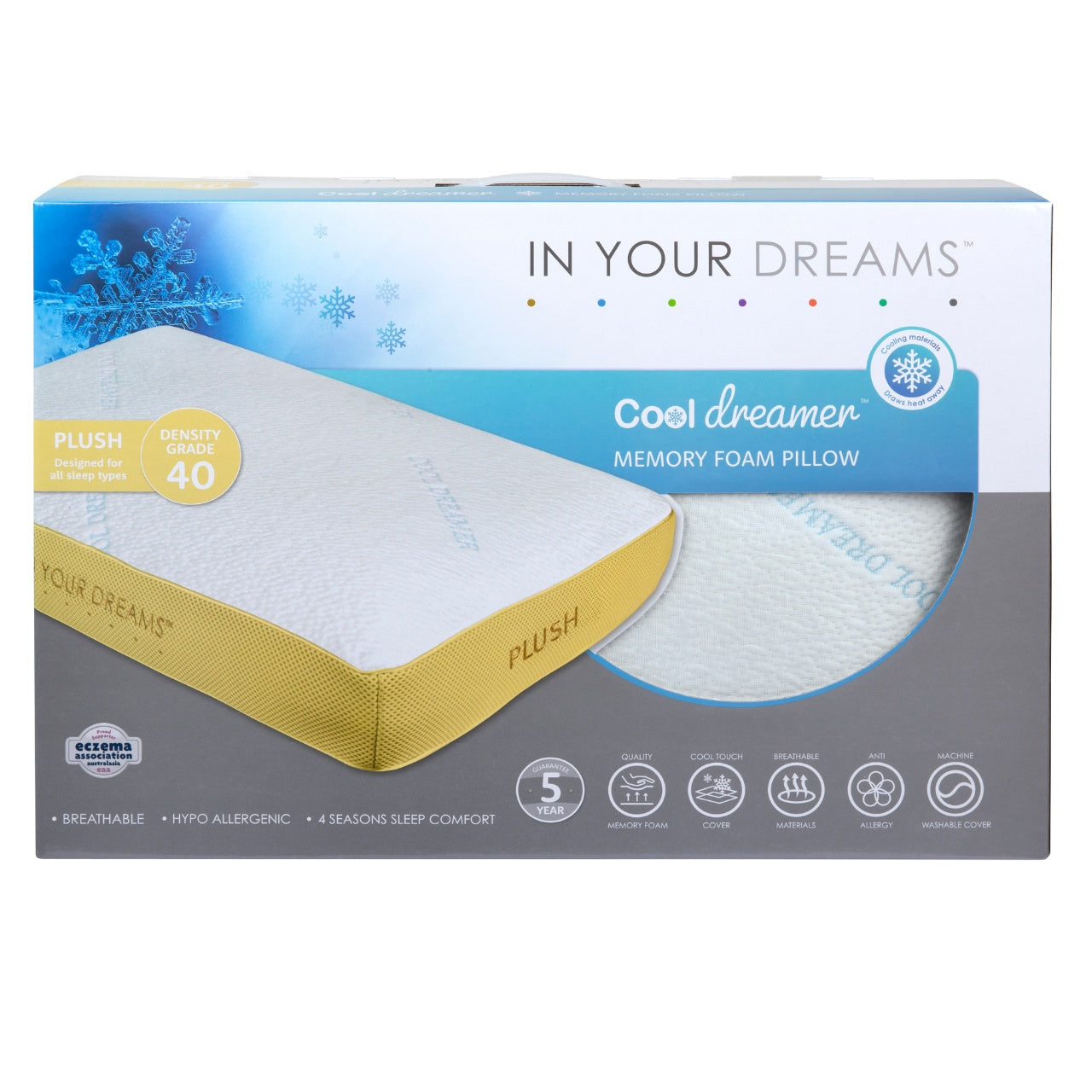 Cool Dreamer Memory Foam Pillow