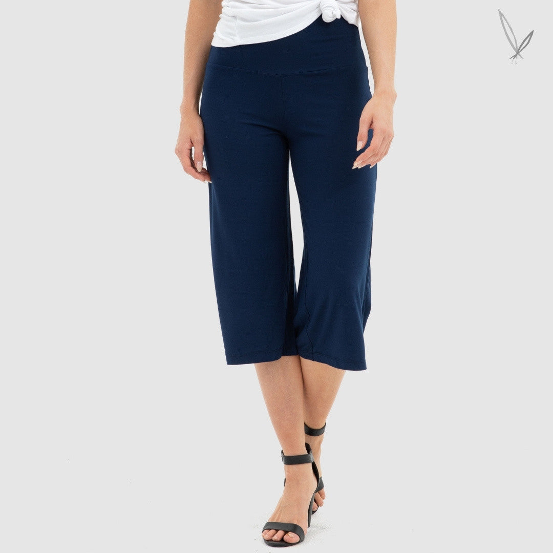 Bamboo Culottes - Navy