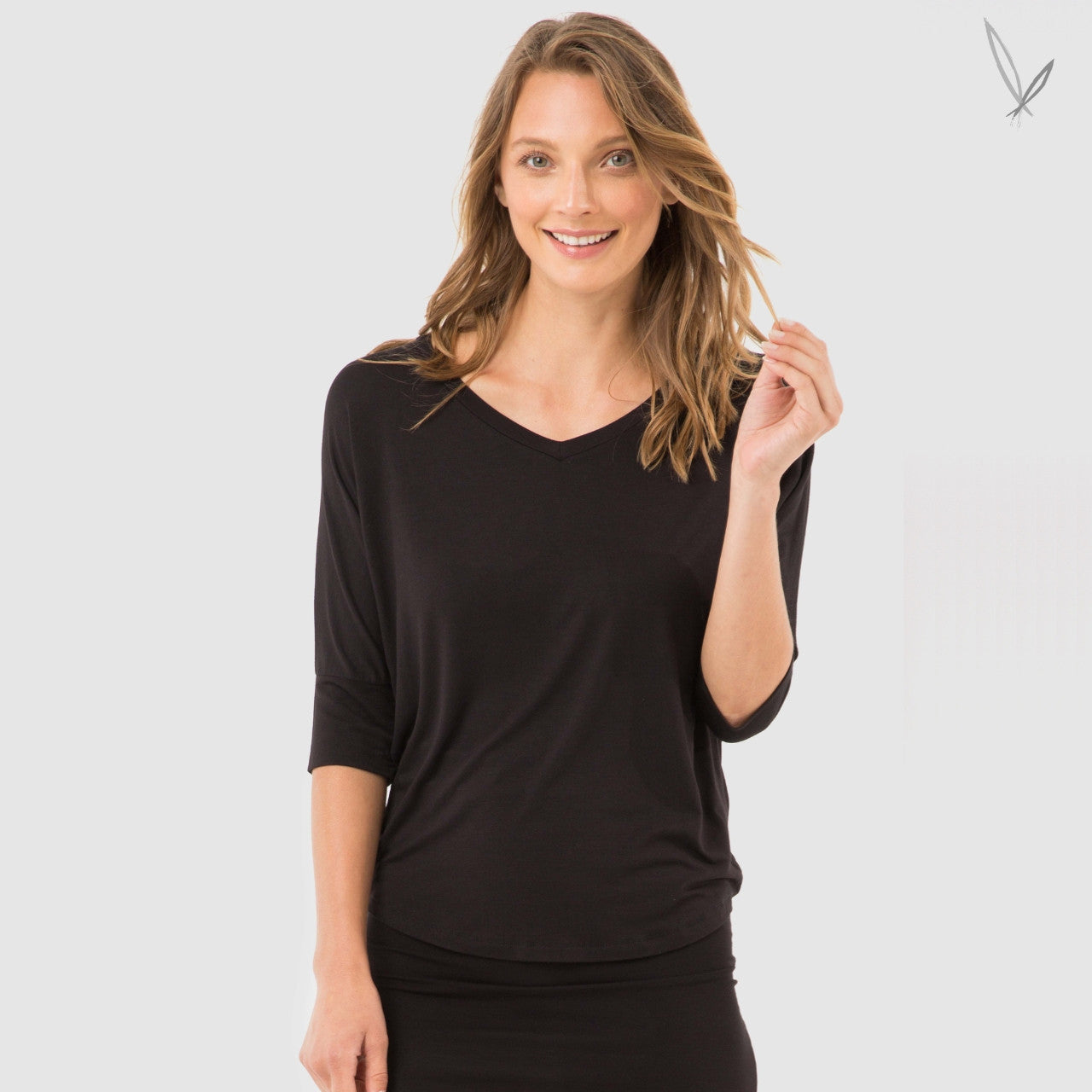 Dolman Sleeve Top - Black