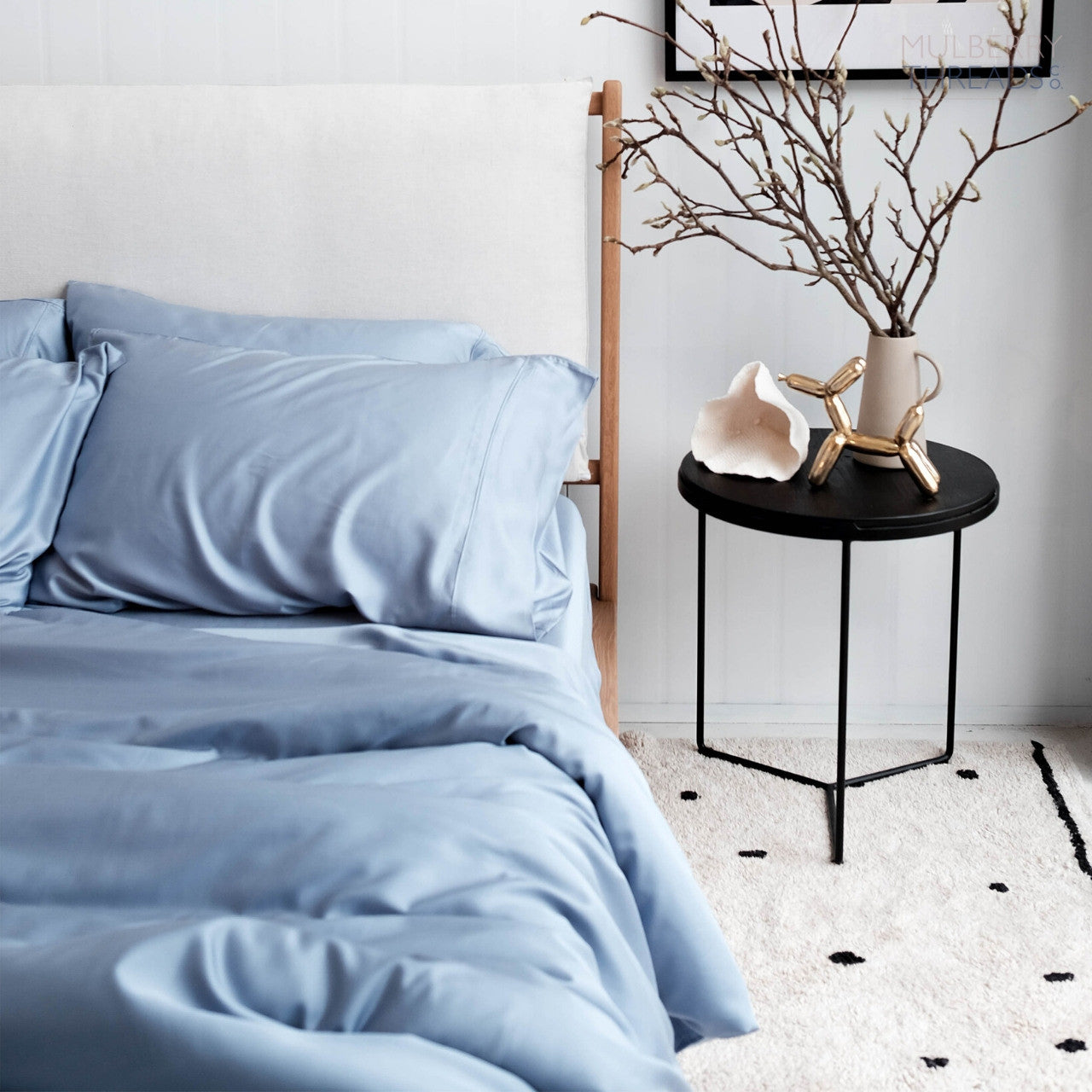 Bamboo Quilt Cover by MTC - Chambray