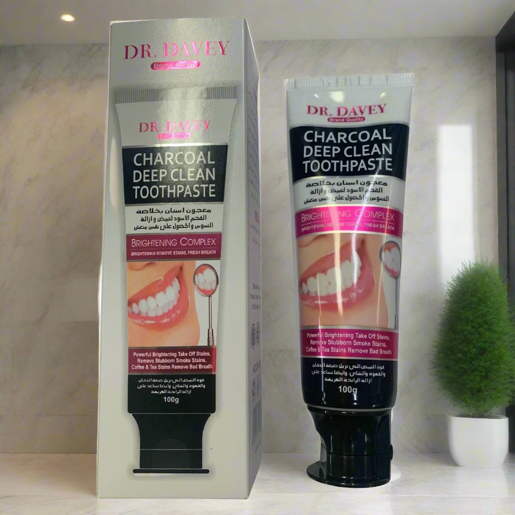Dr. Davey Charcoal Deep Clean Toothpaste - 100grams