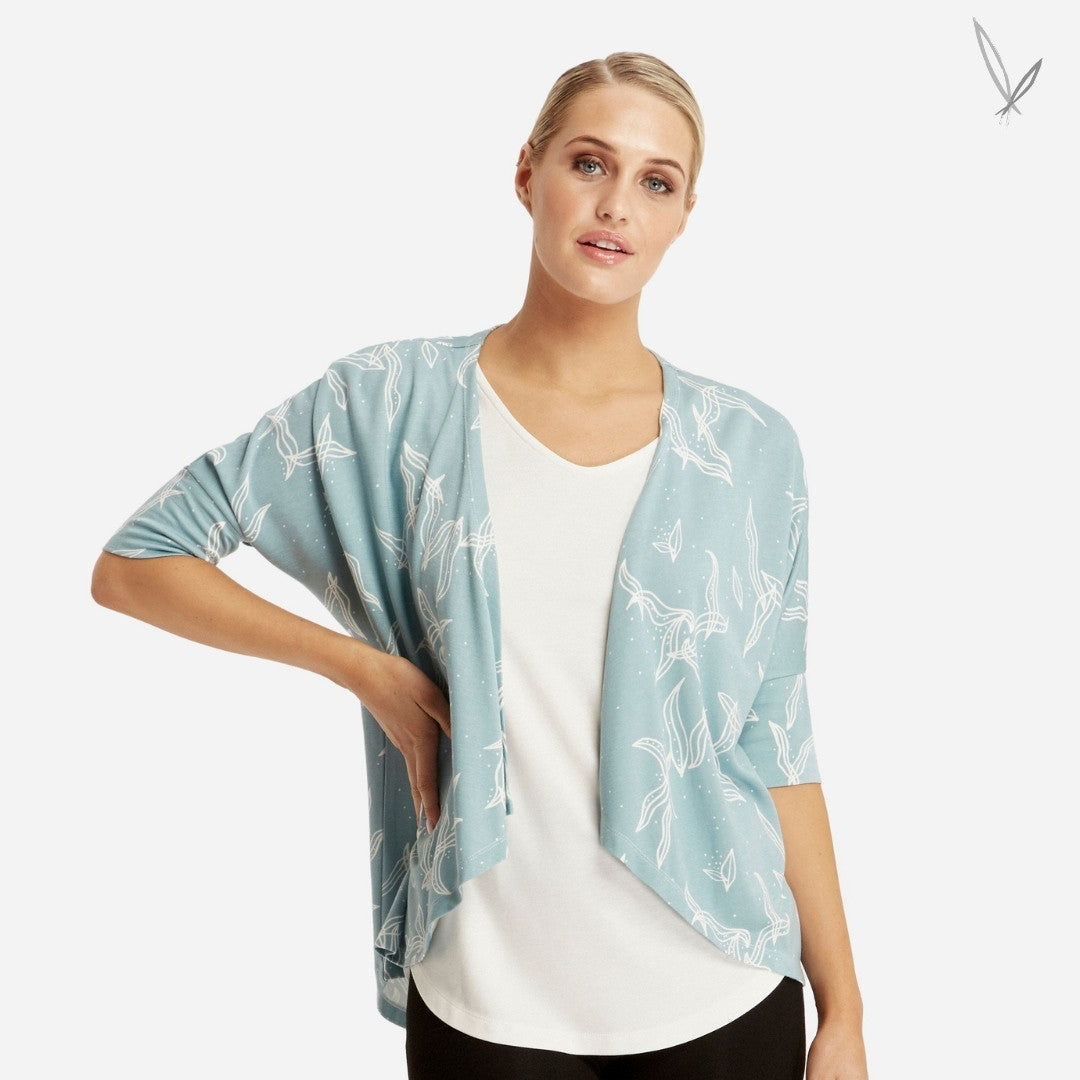 Drape Cardi - Eucalyptus