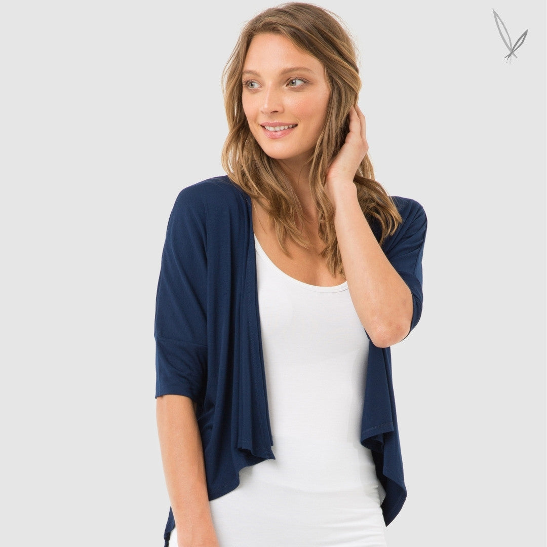 Drape Cardi - Navy