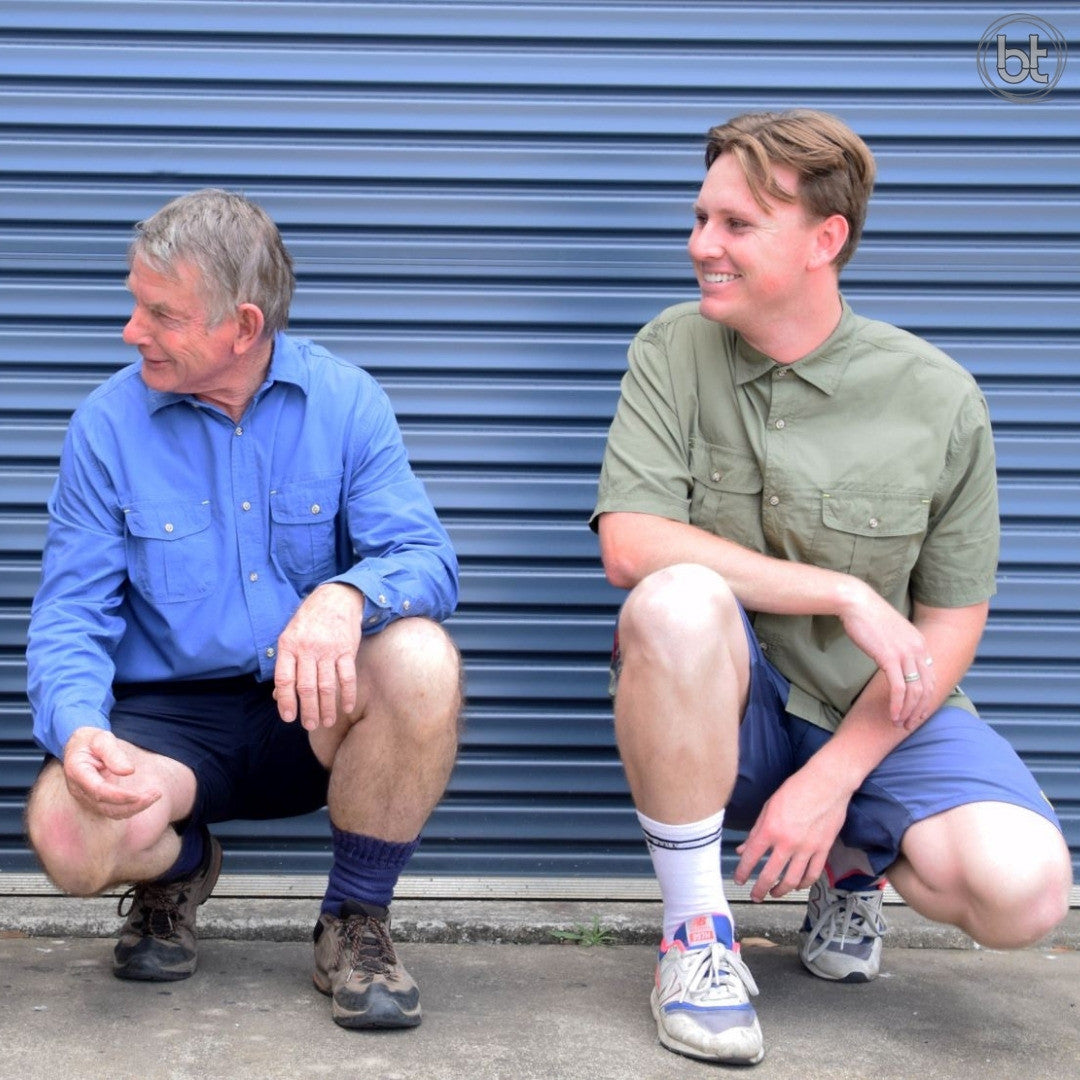 Dundee Long & Short Sleeve - Denim + Fatigue