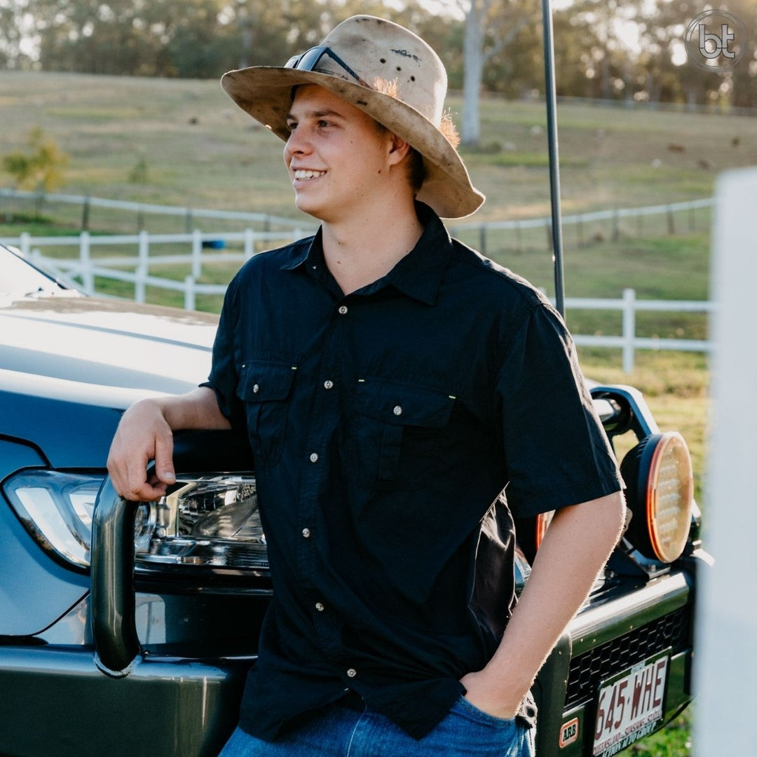 Dundee Short Sleeve - Black