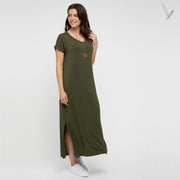 Elsie Dress - Dark Olive