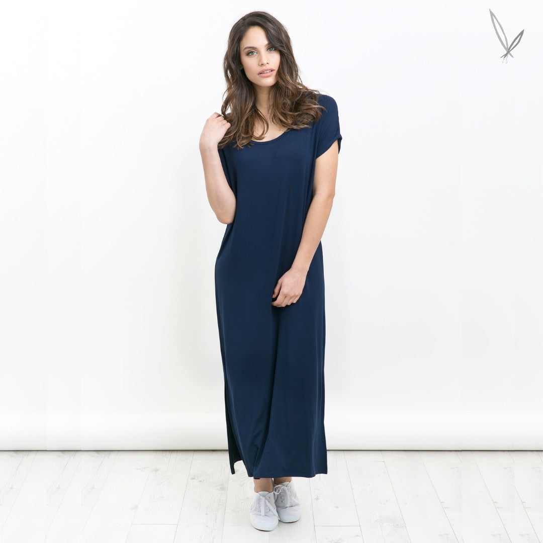 Elsie Dress - Navy