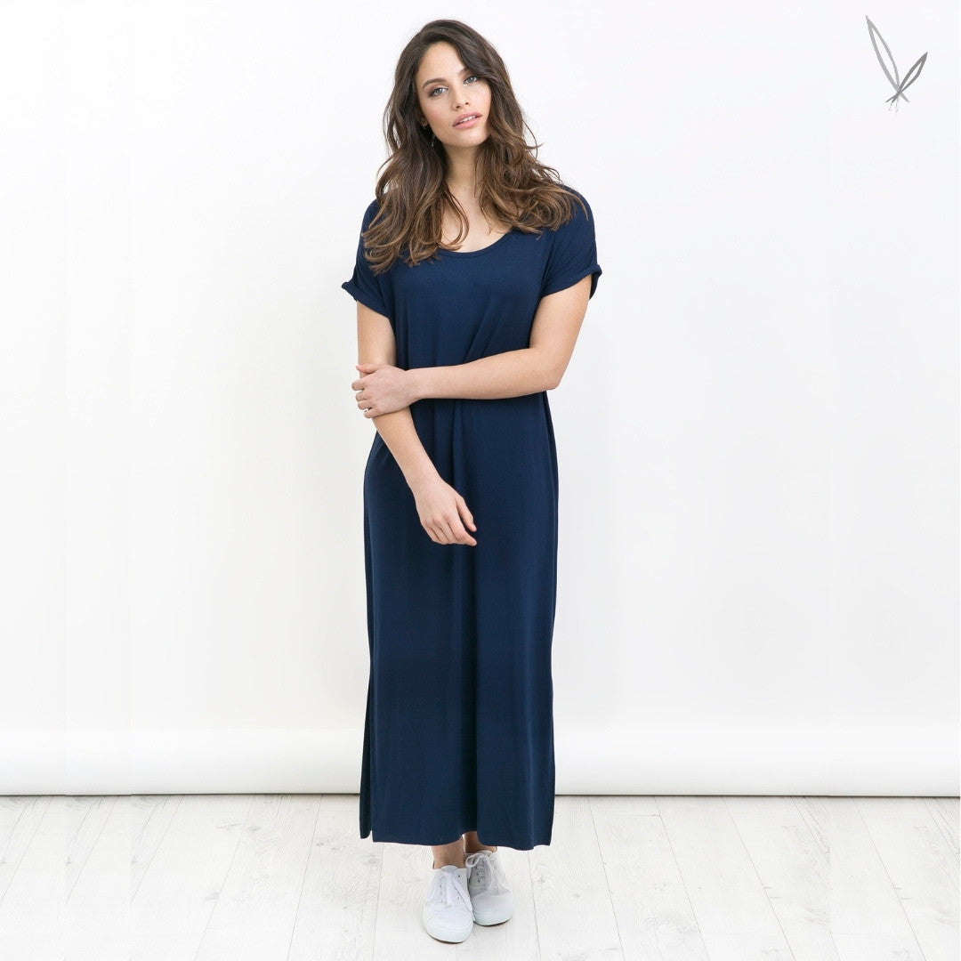 Elsie Dress - Navy