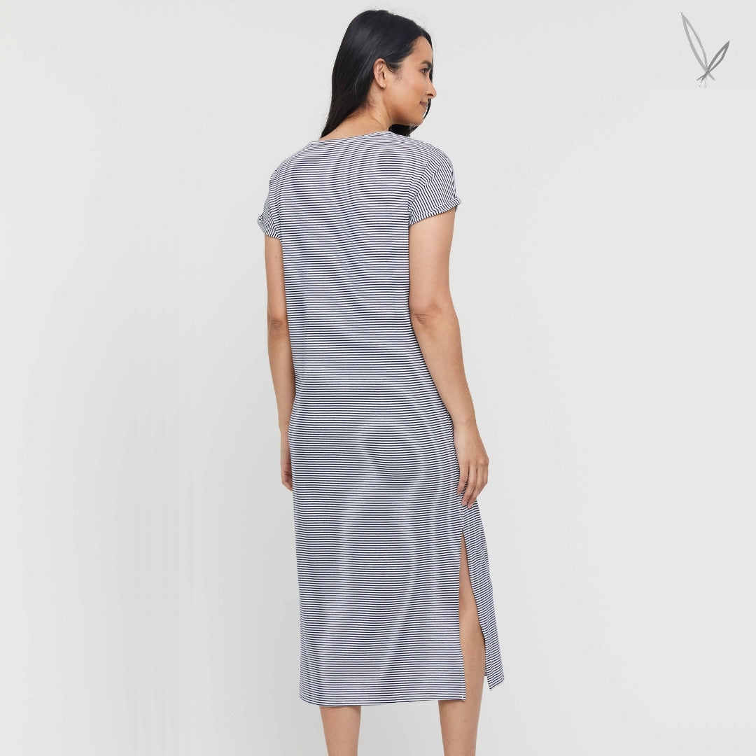 Elsie Dress - Thin Stripe