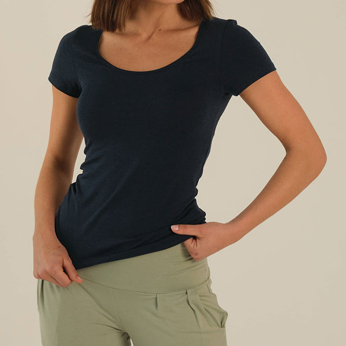 Women's Bamboo Essential Scoop Tee