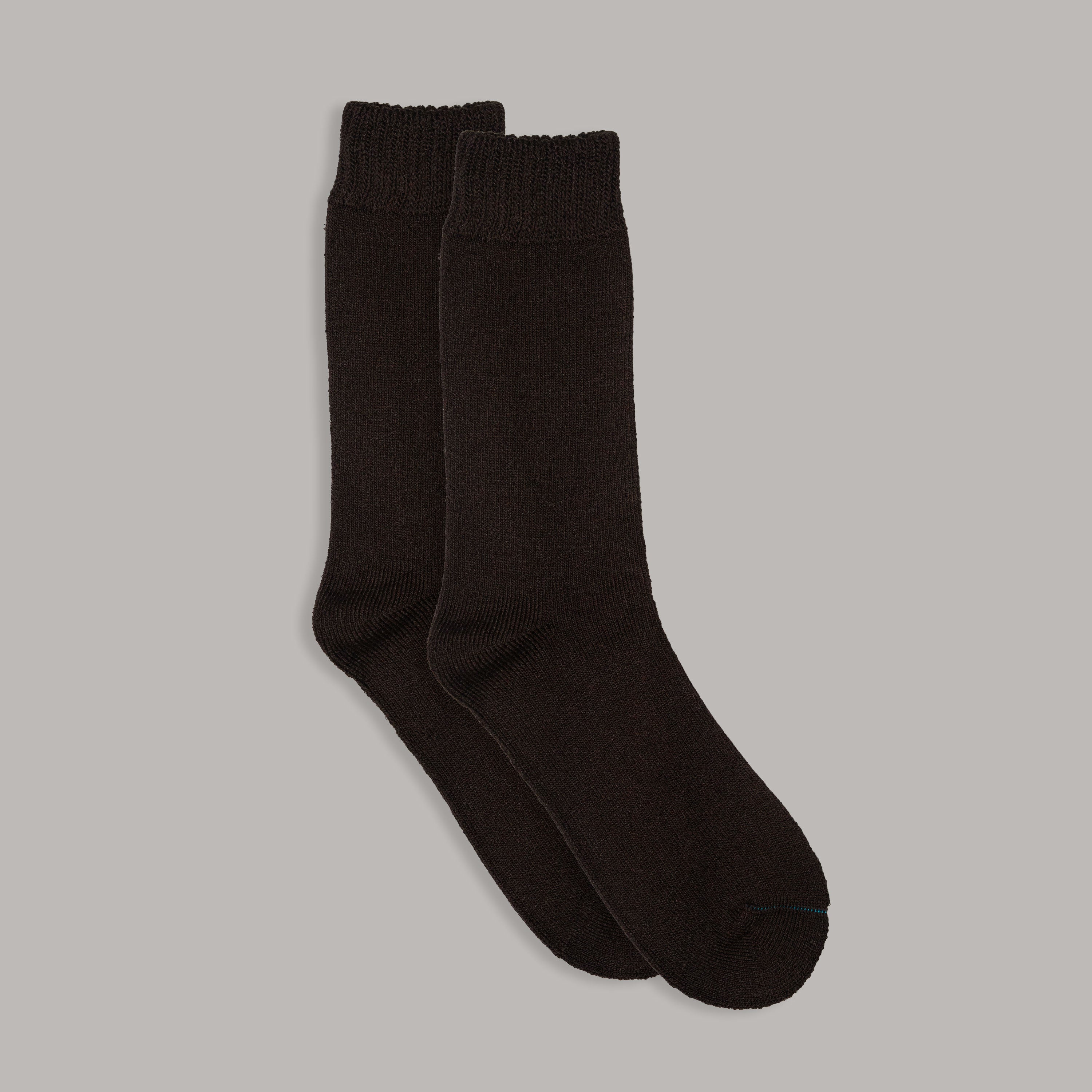 Extra Thick Bamboo Work Socks | Chocolate