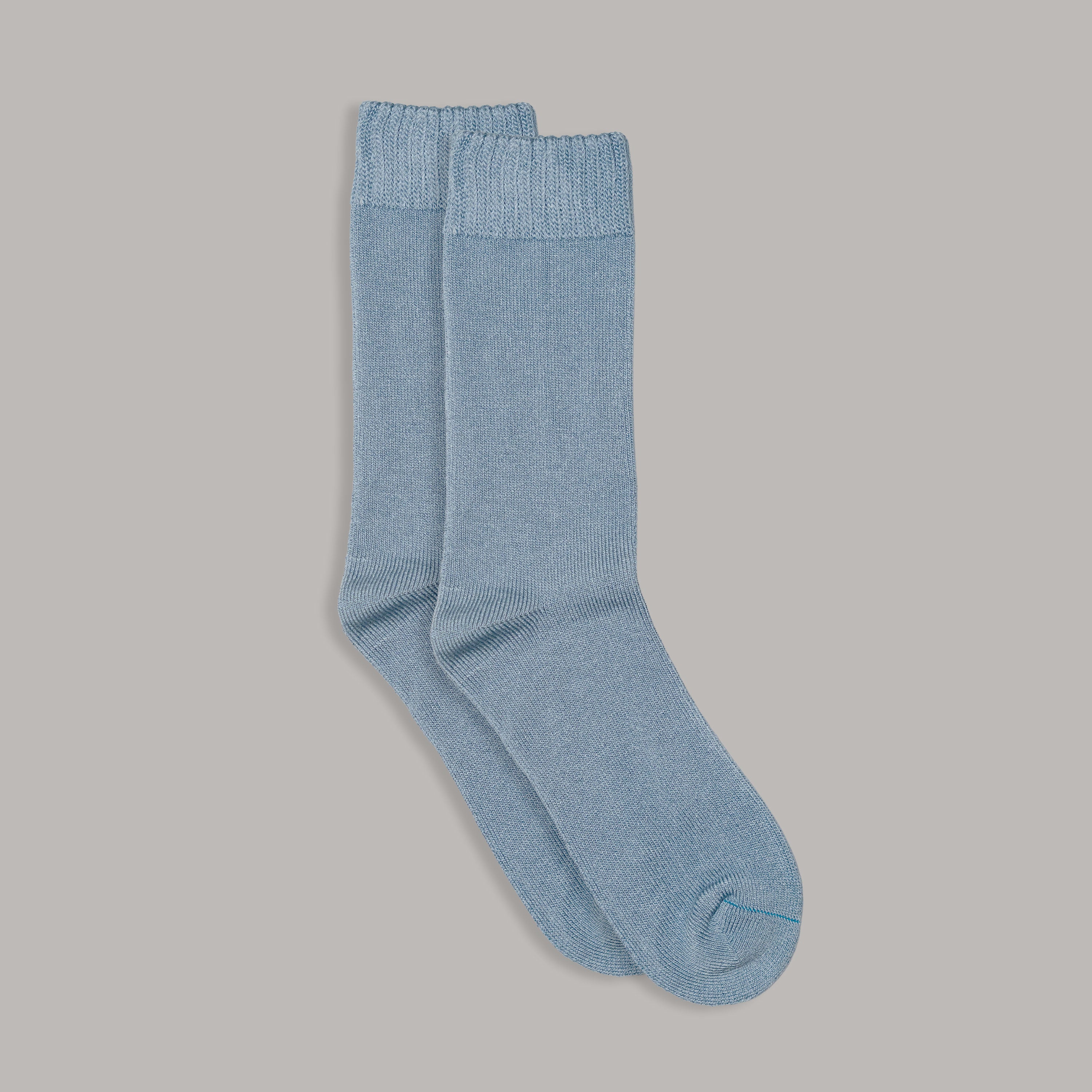 Extra Thick Bamboo Work Socks | Football Blue