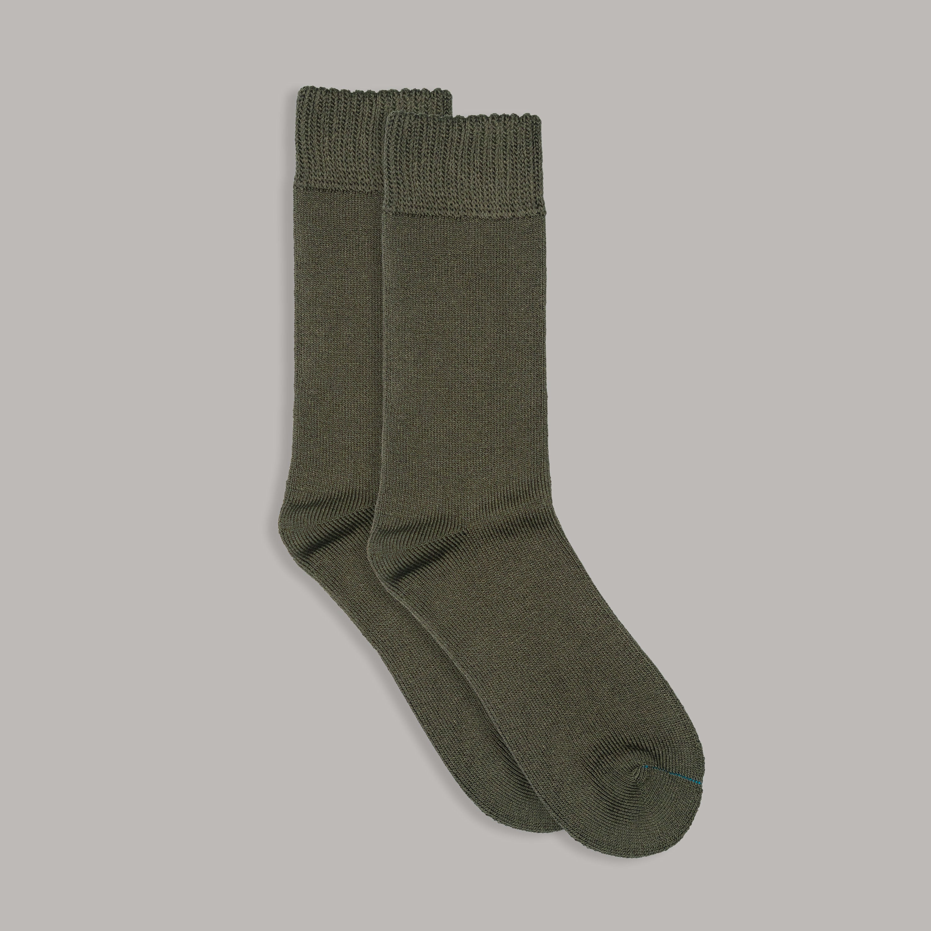Extra Thick Bamboo Work Socks | Khaki