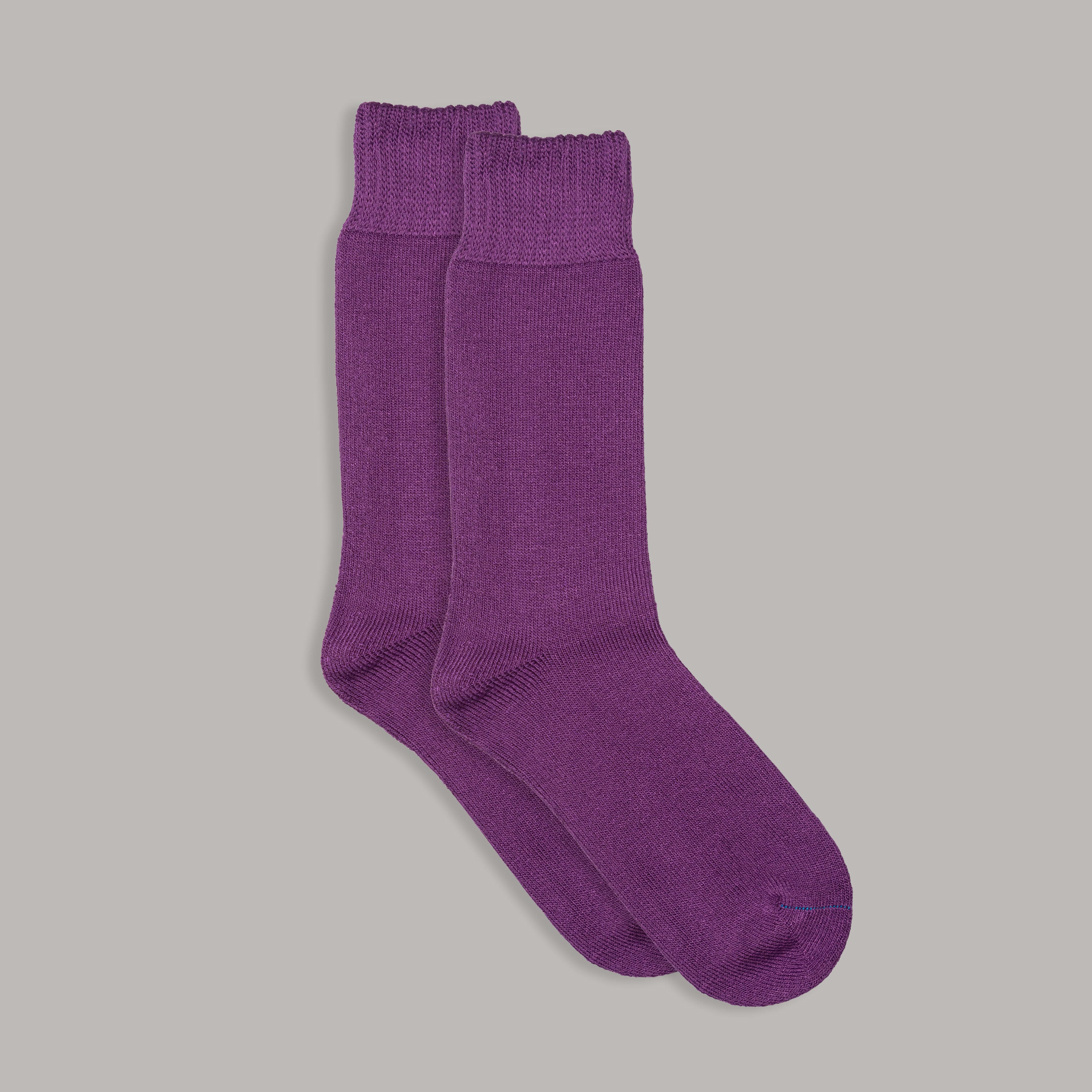 Extra Thick Bamboo Work Socks | Purple