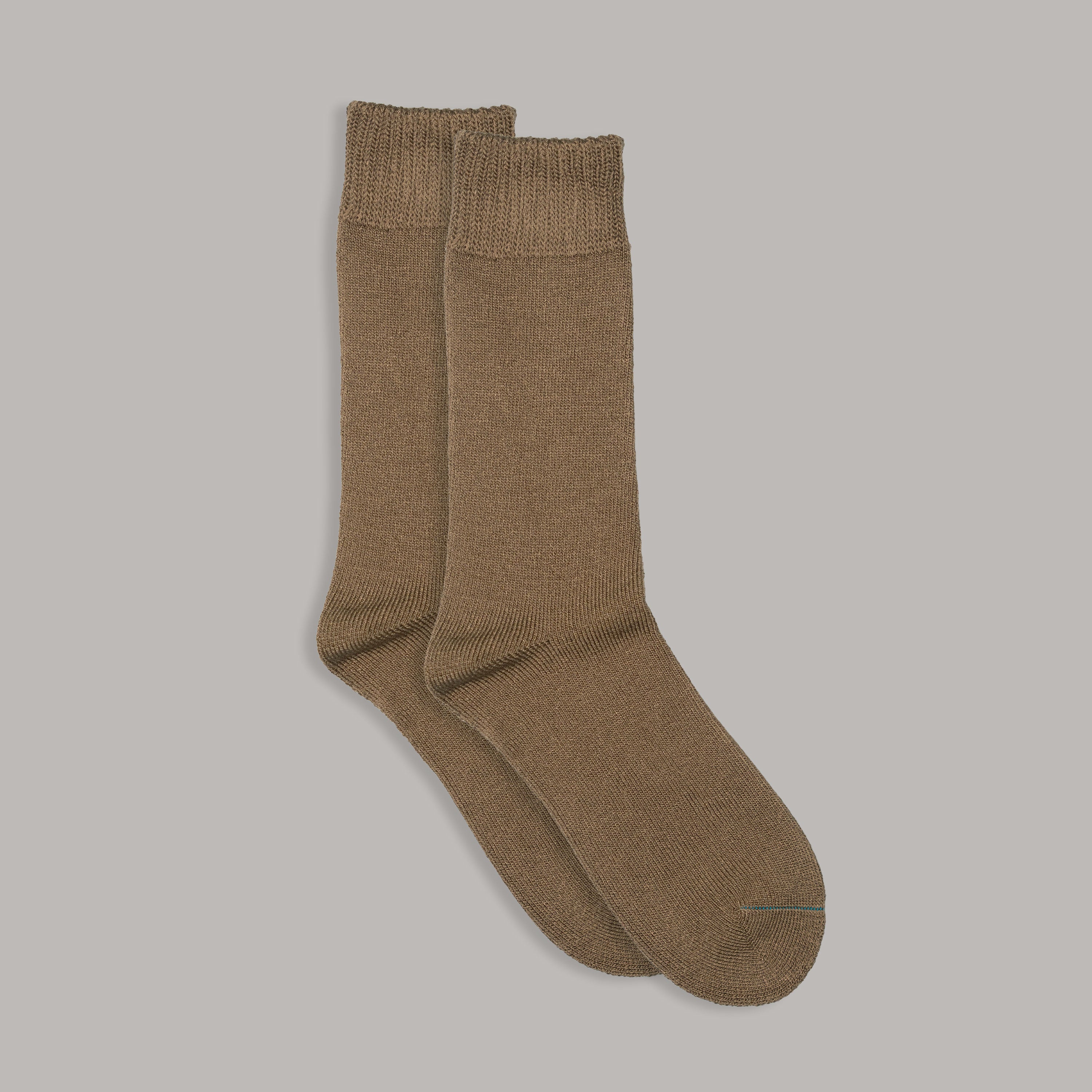 Extra Thick Bamboo Work Socks | Tan