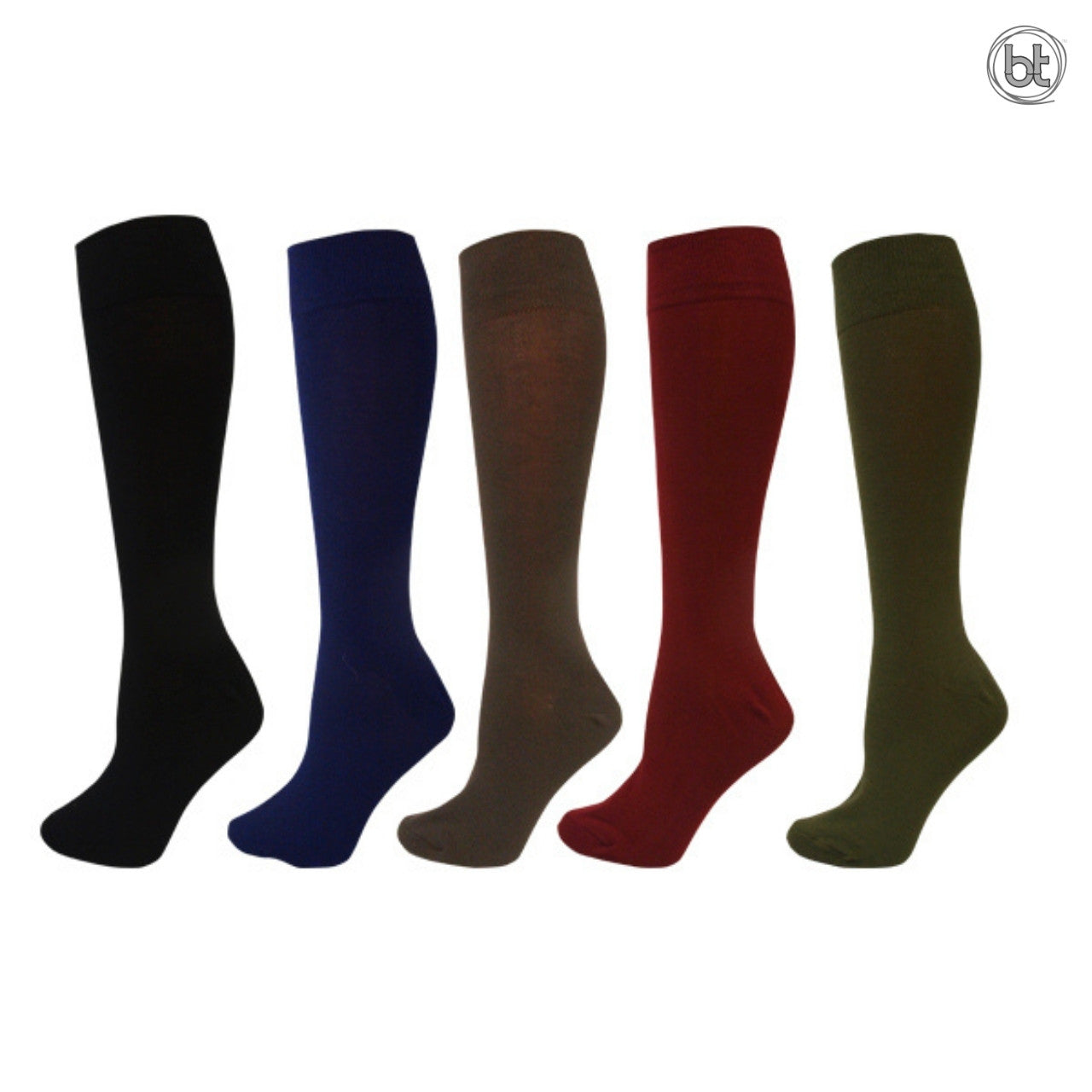 Bamboo Fine Knit Knee High Socks for Women