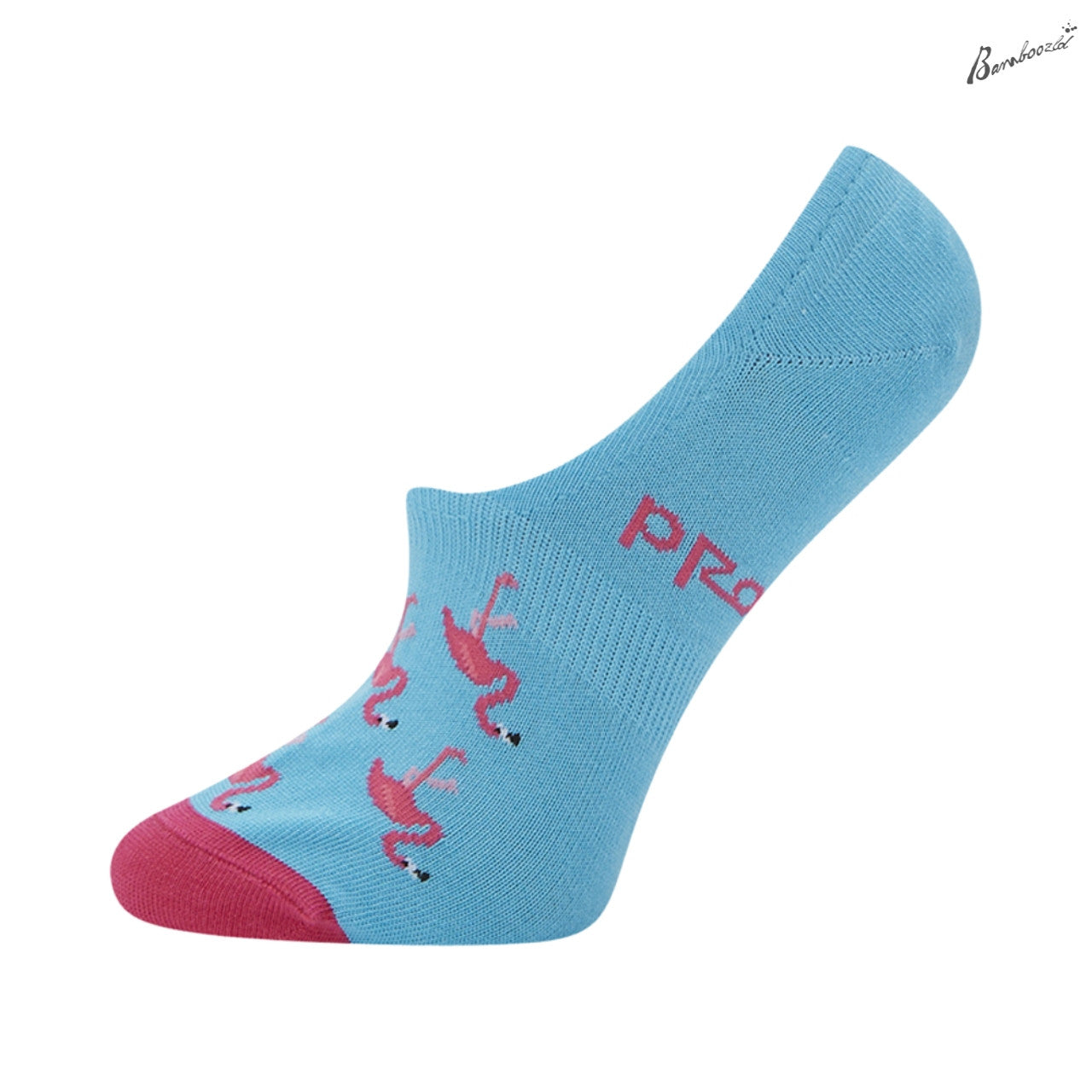 Bamboozld Invisible Socks - Flamingo Tiffany