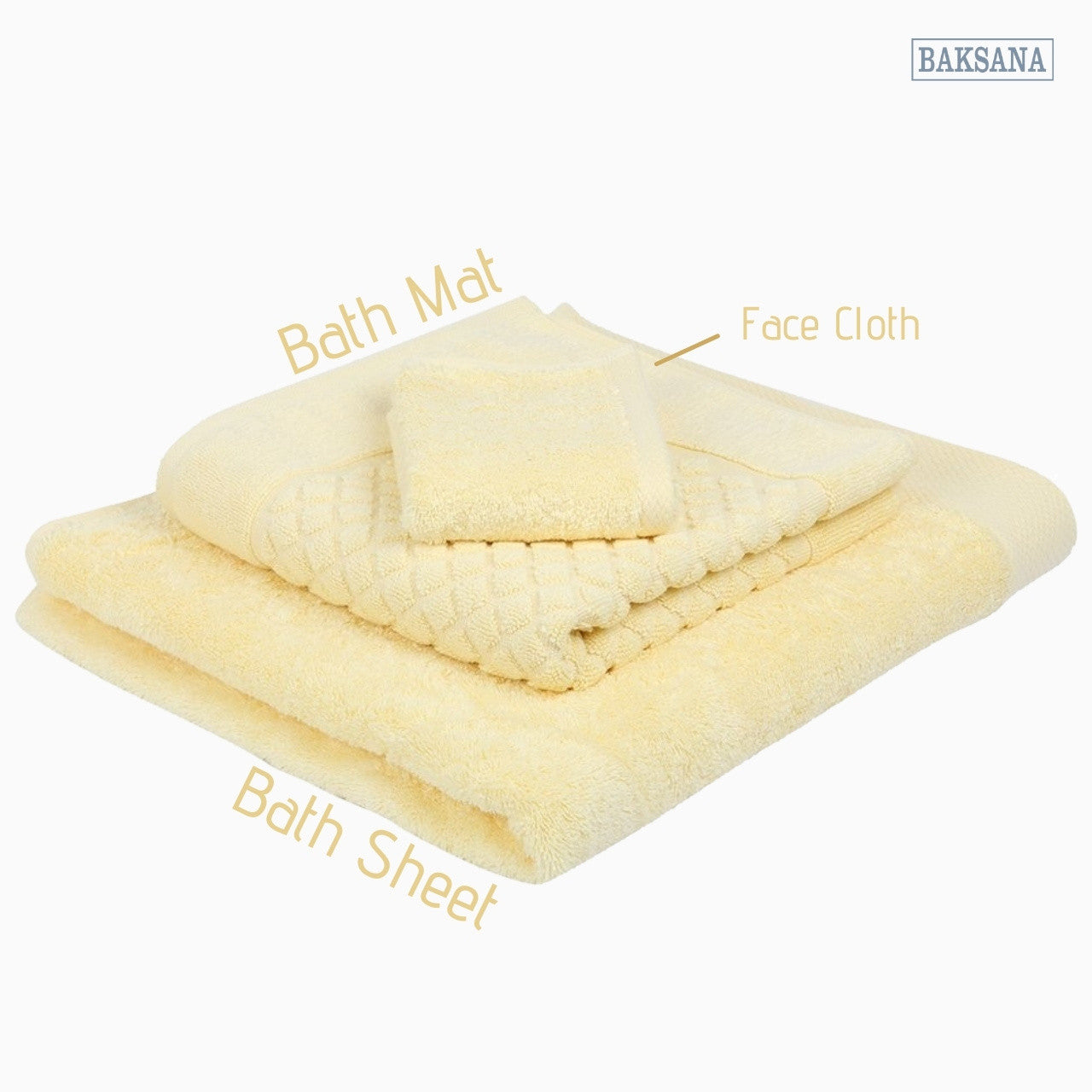 Baksana Towels - French Vanilla