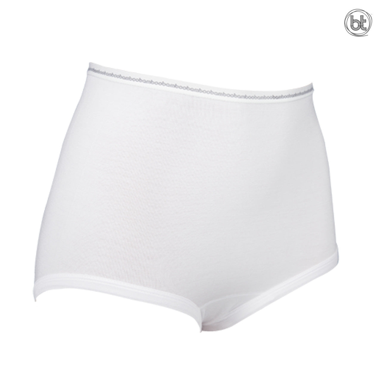 Women's Bamboo Full Coverage Brief - White