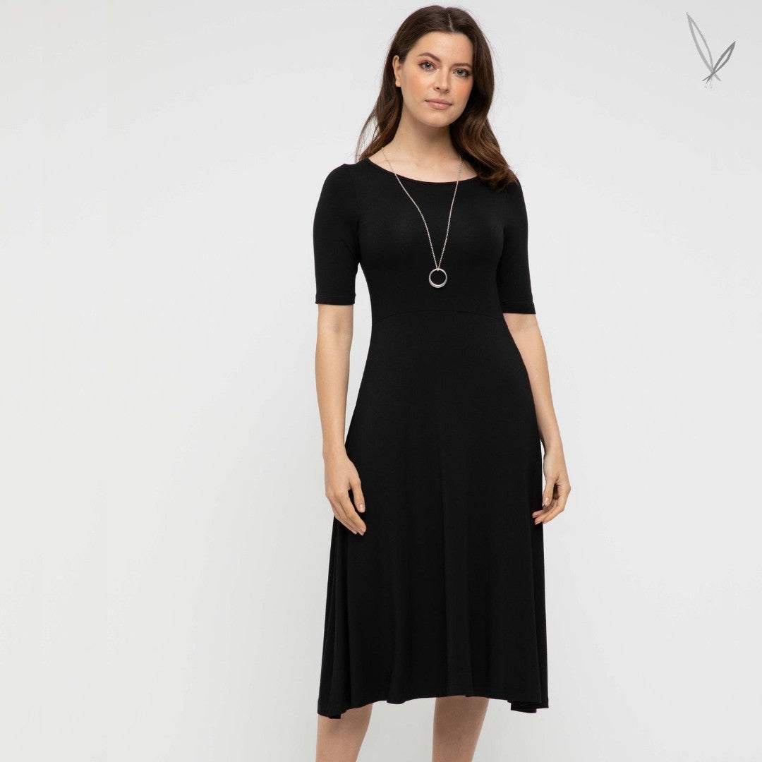 Harmony Bamboo Dress - Black