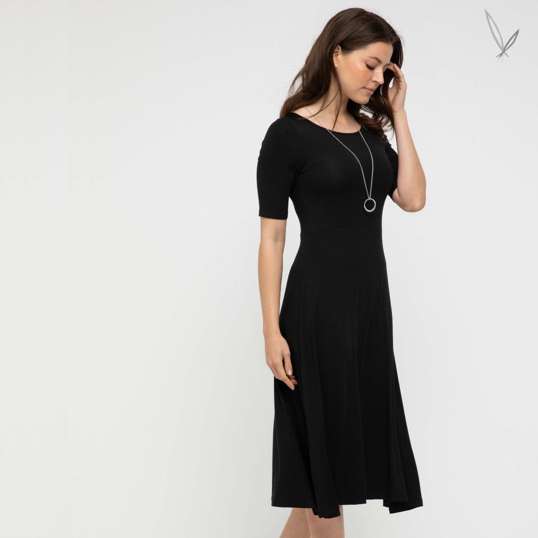 Harmony Bamboo Dress - Black