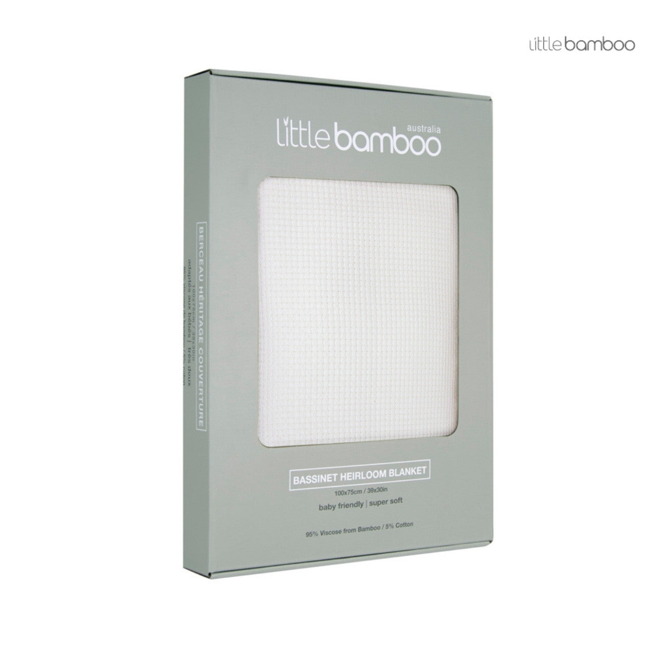 Little Bamboo Heirloom Blanket - Bassinet