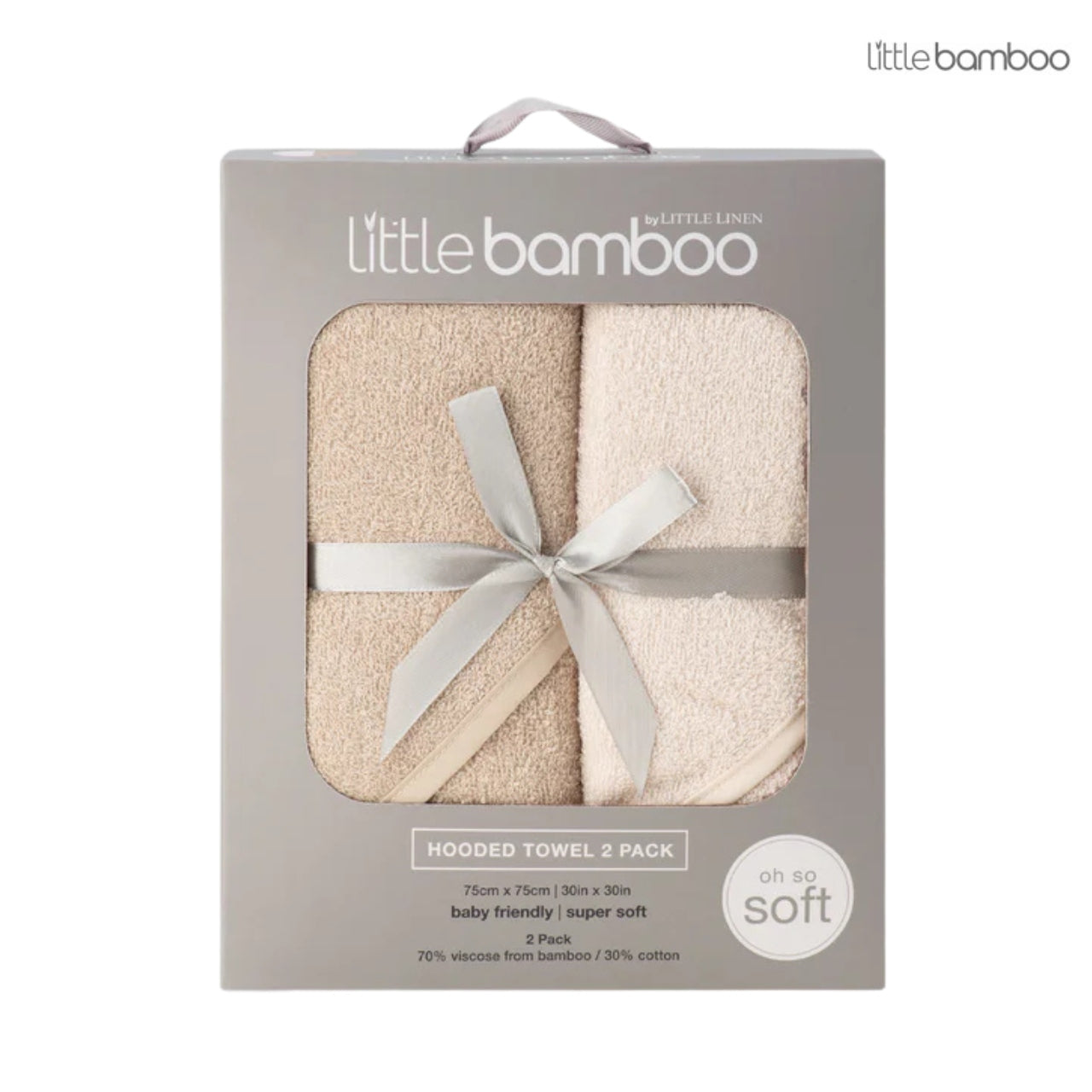 Little Bamboo Baby Hooded Towel | 2-PACK