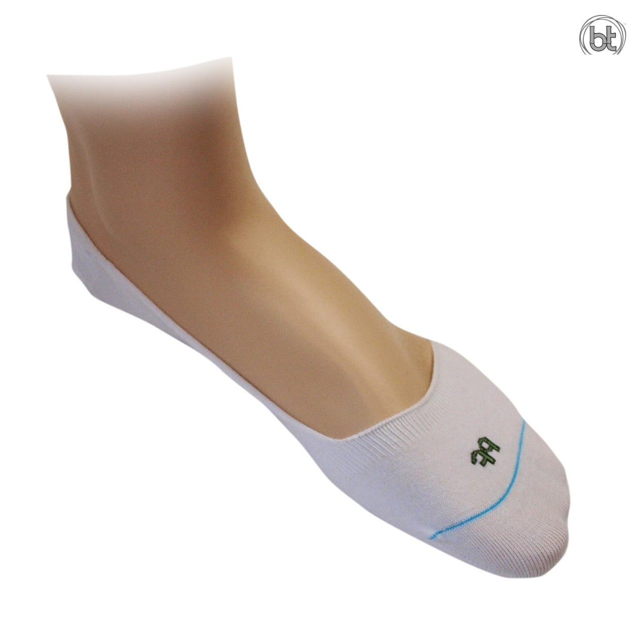 Bamboo Invisisocks (Half) - White