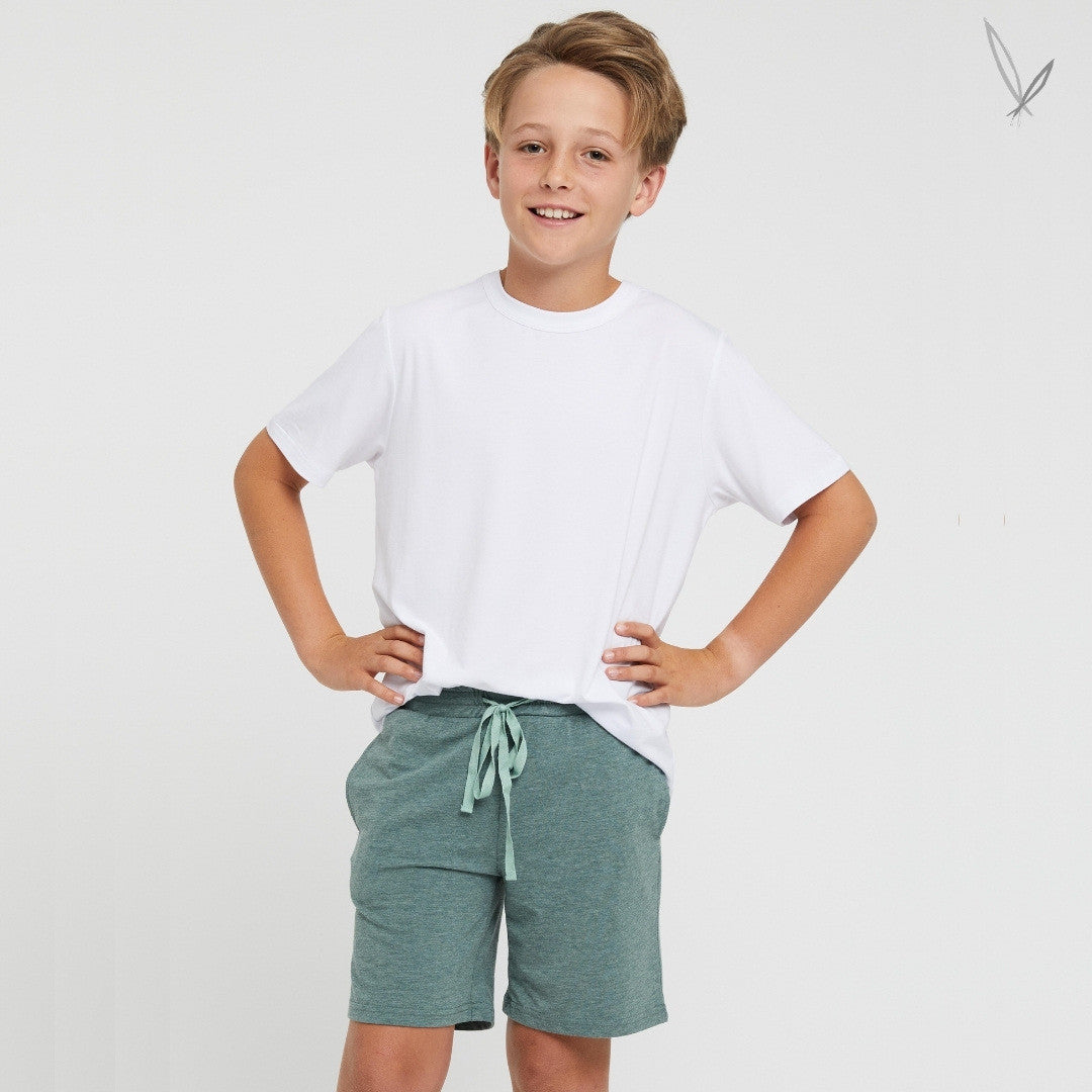 Junior Lounge Shorts - Moss Green