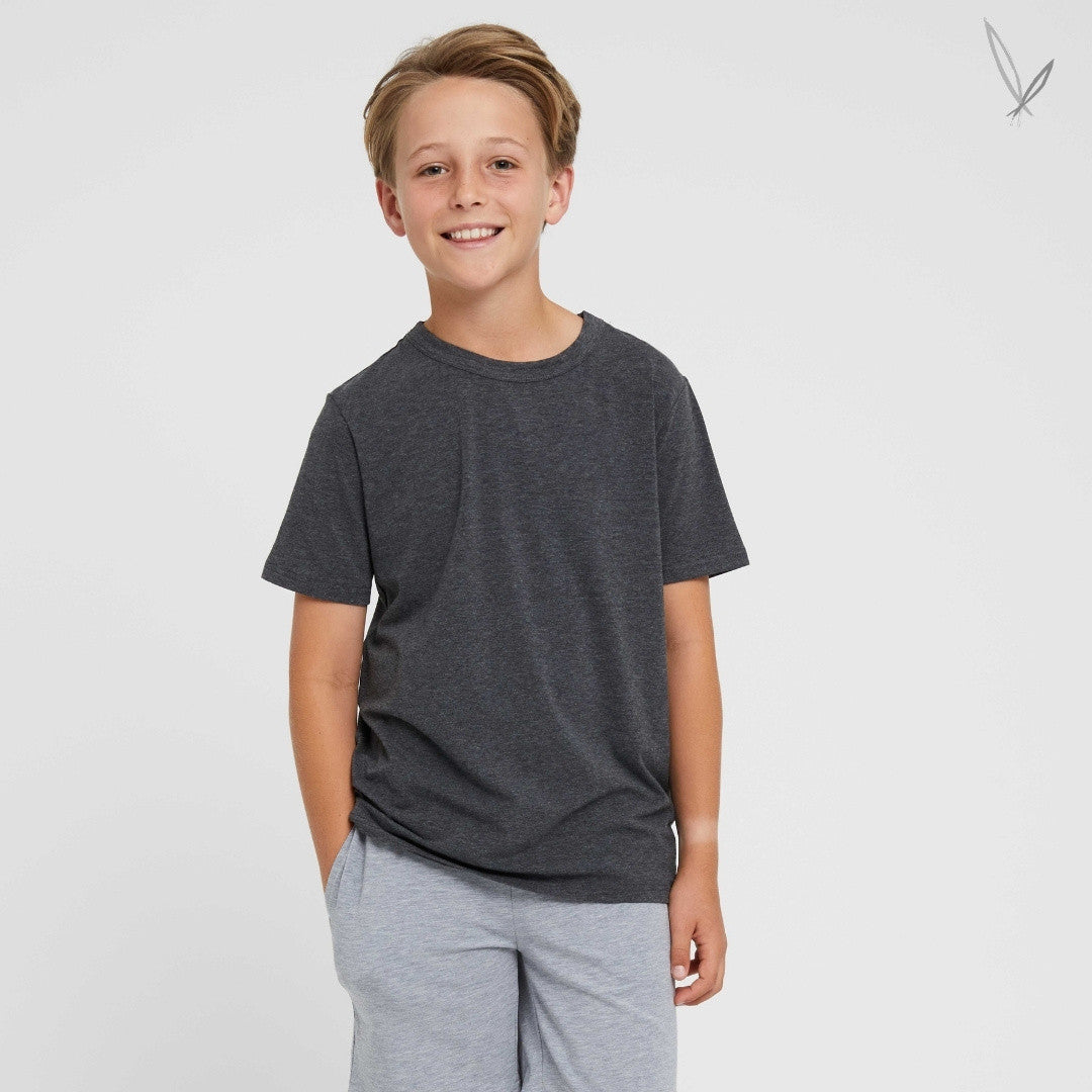 Junior Lounge Tee - Charcoal