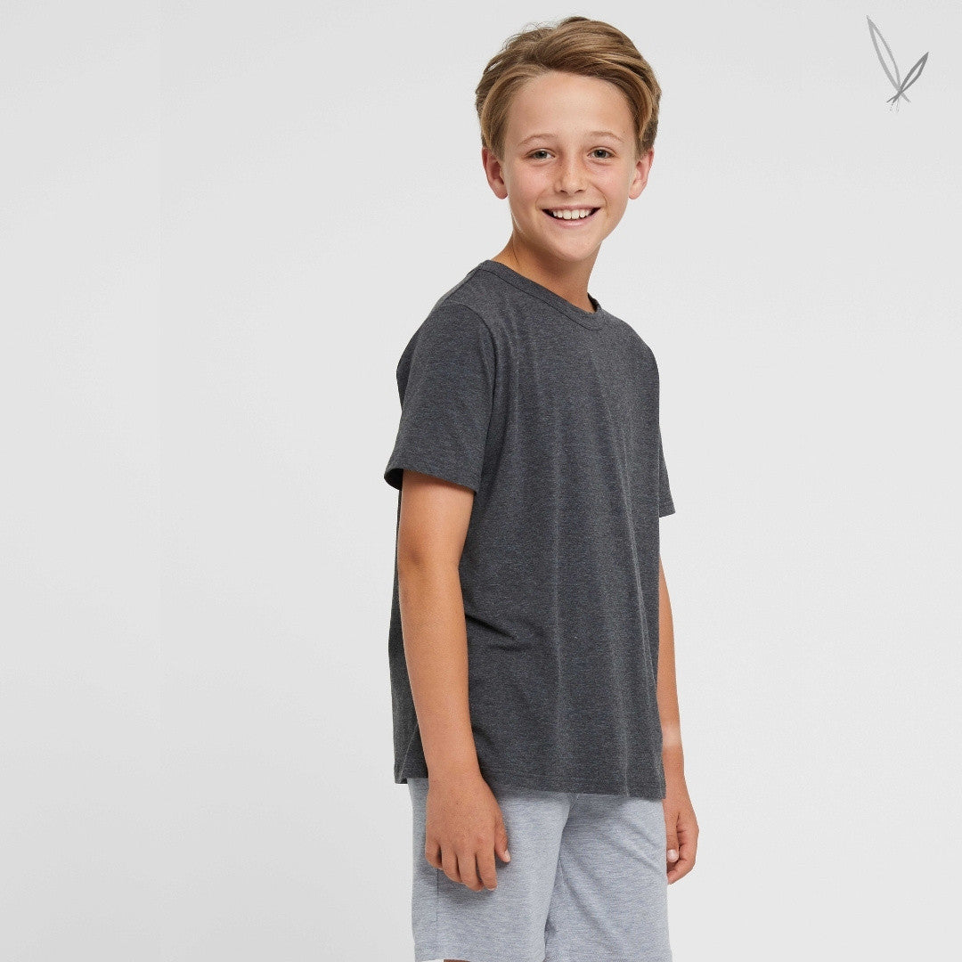 Junior Lounge Tee - Charcoal
