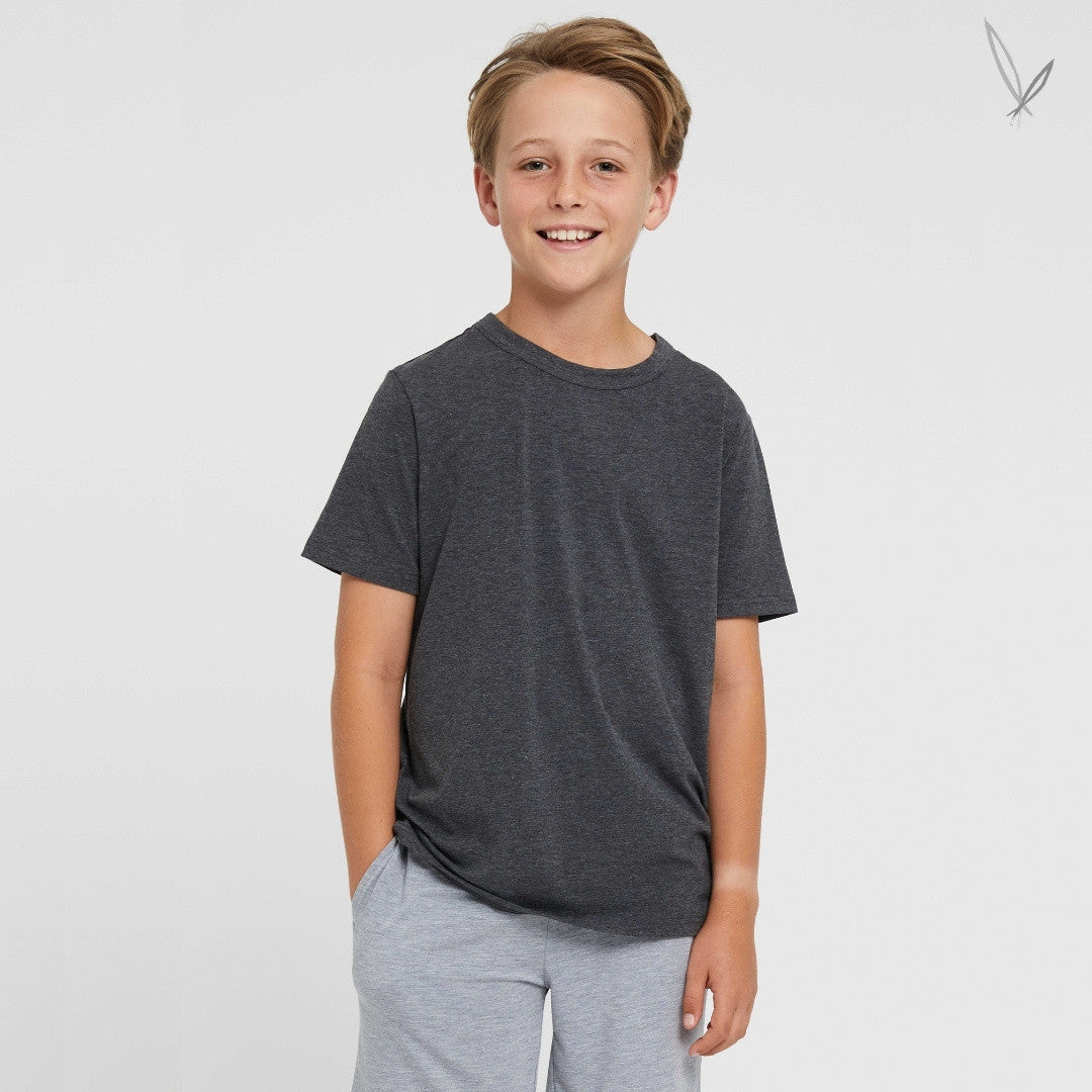 Junior Lounge Tee - Charcoal