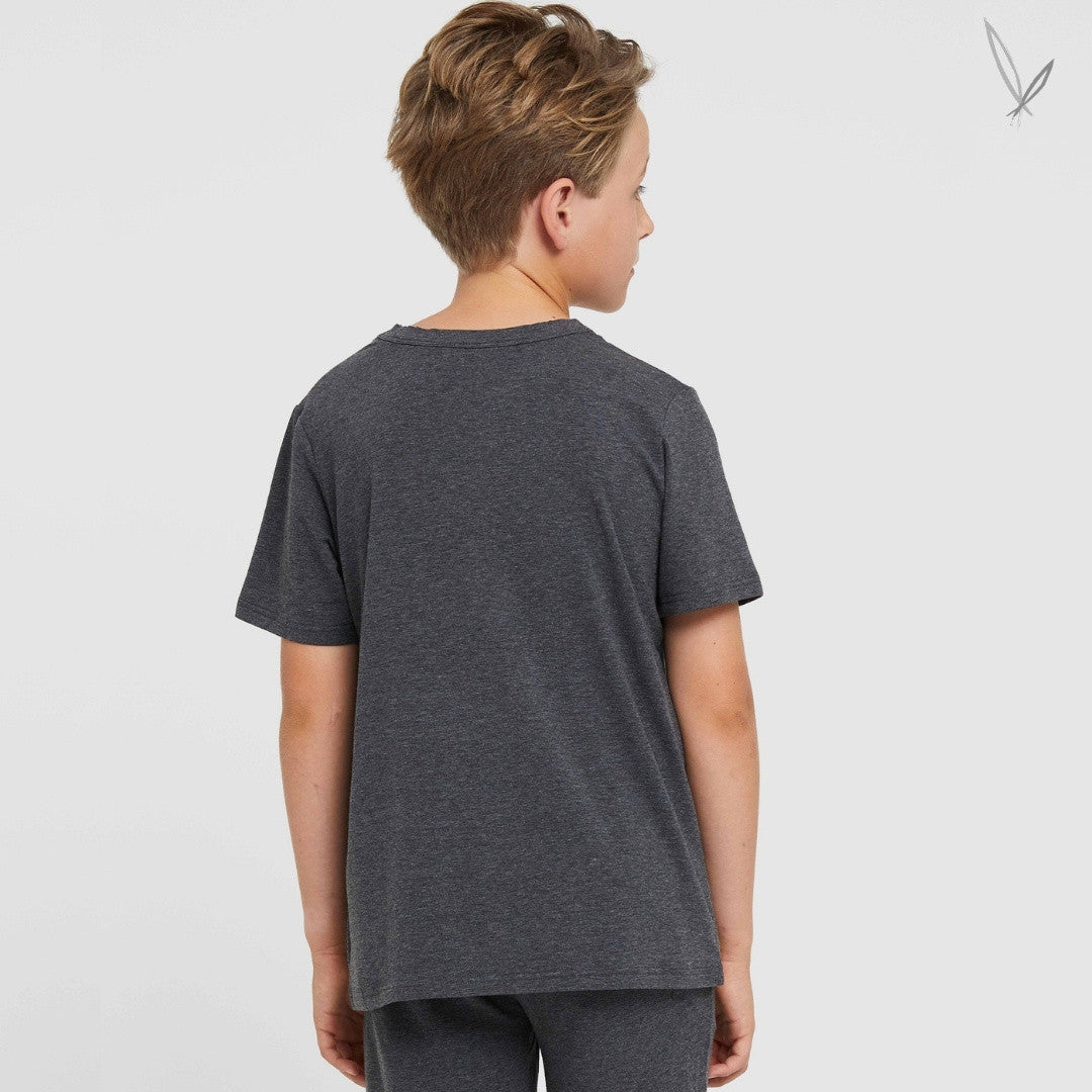 Junior Lounge Tee - Charcoal