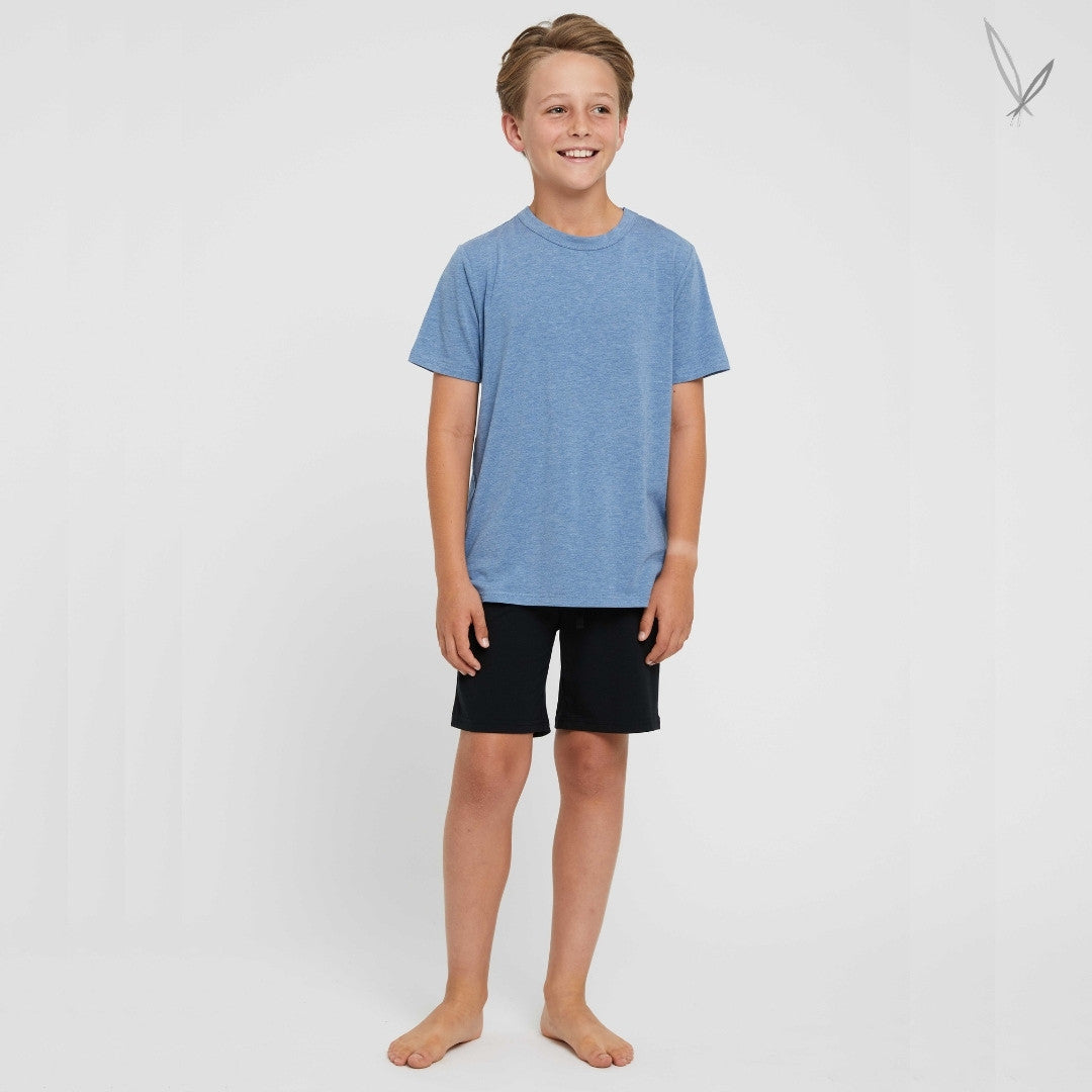 Junior Lounge Tee - Lake Blue