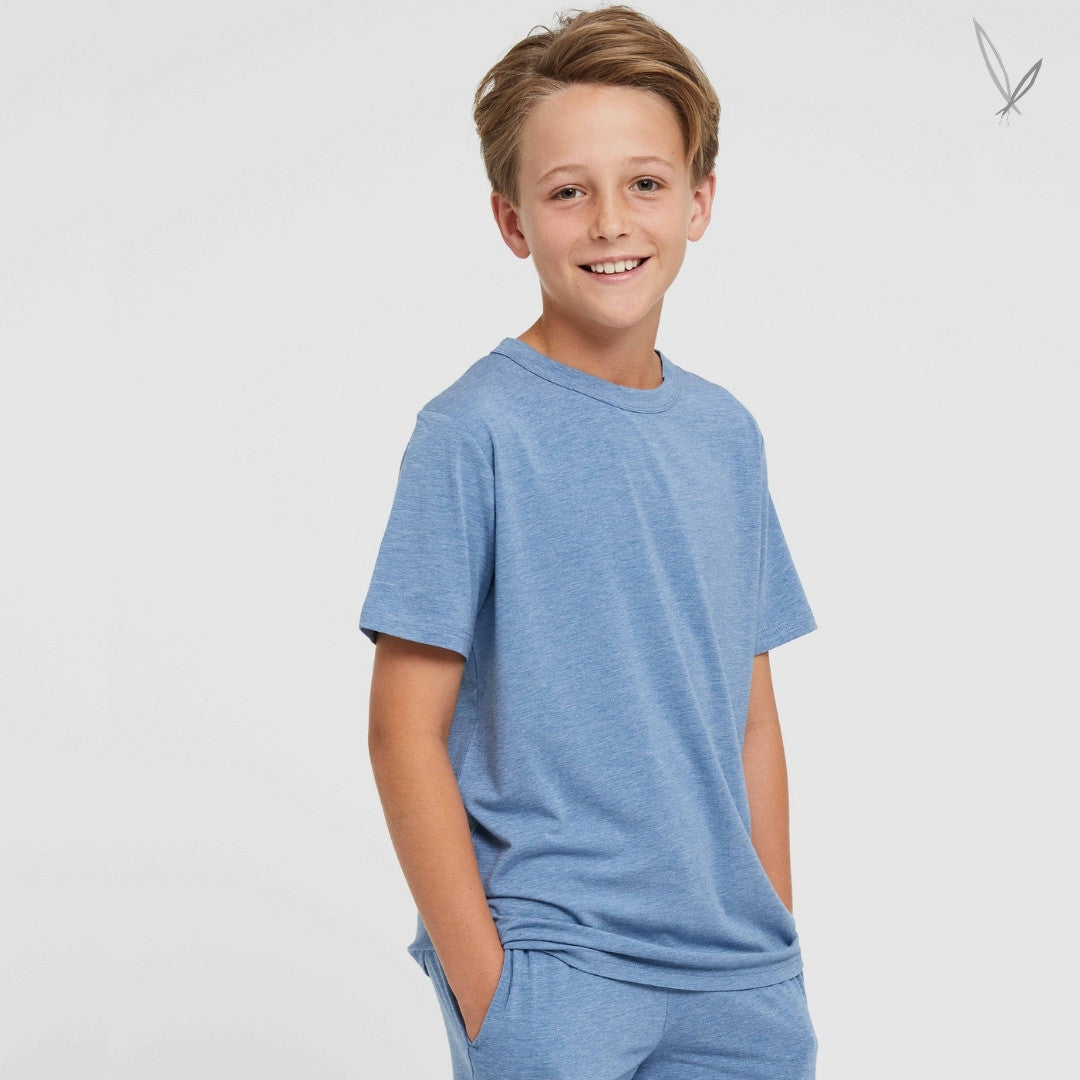 Junior Lounge Tee - Lake Blue