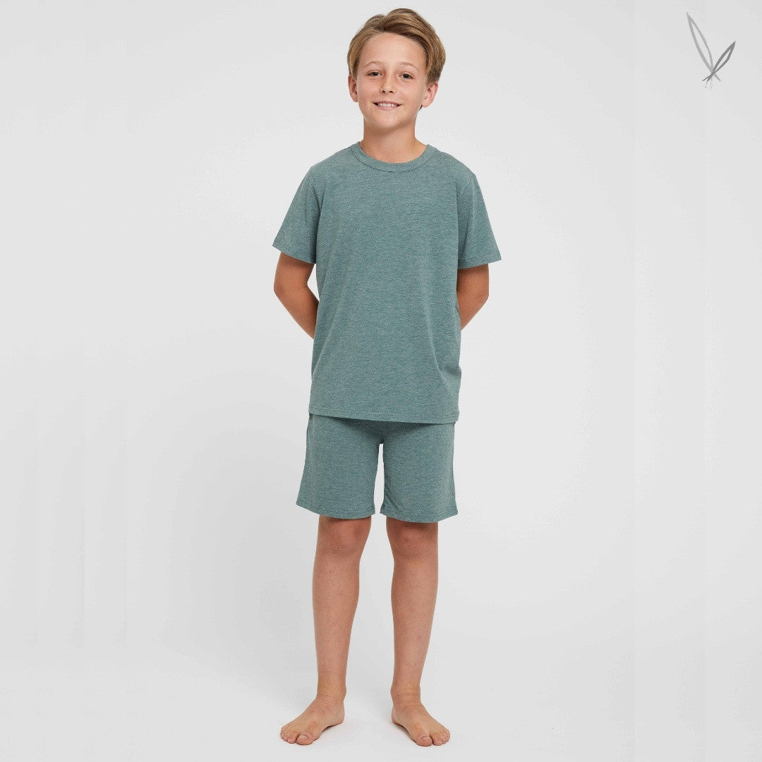 Junior Lounge Tee - Moss Green