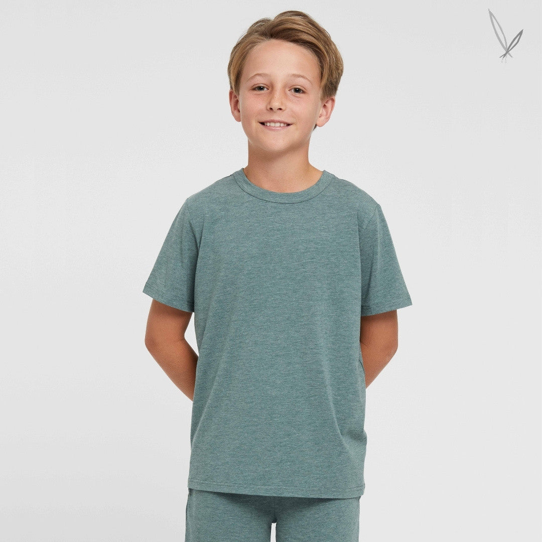 Junior Lounge Tee - Moss Green