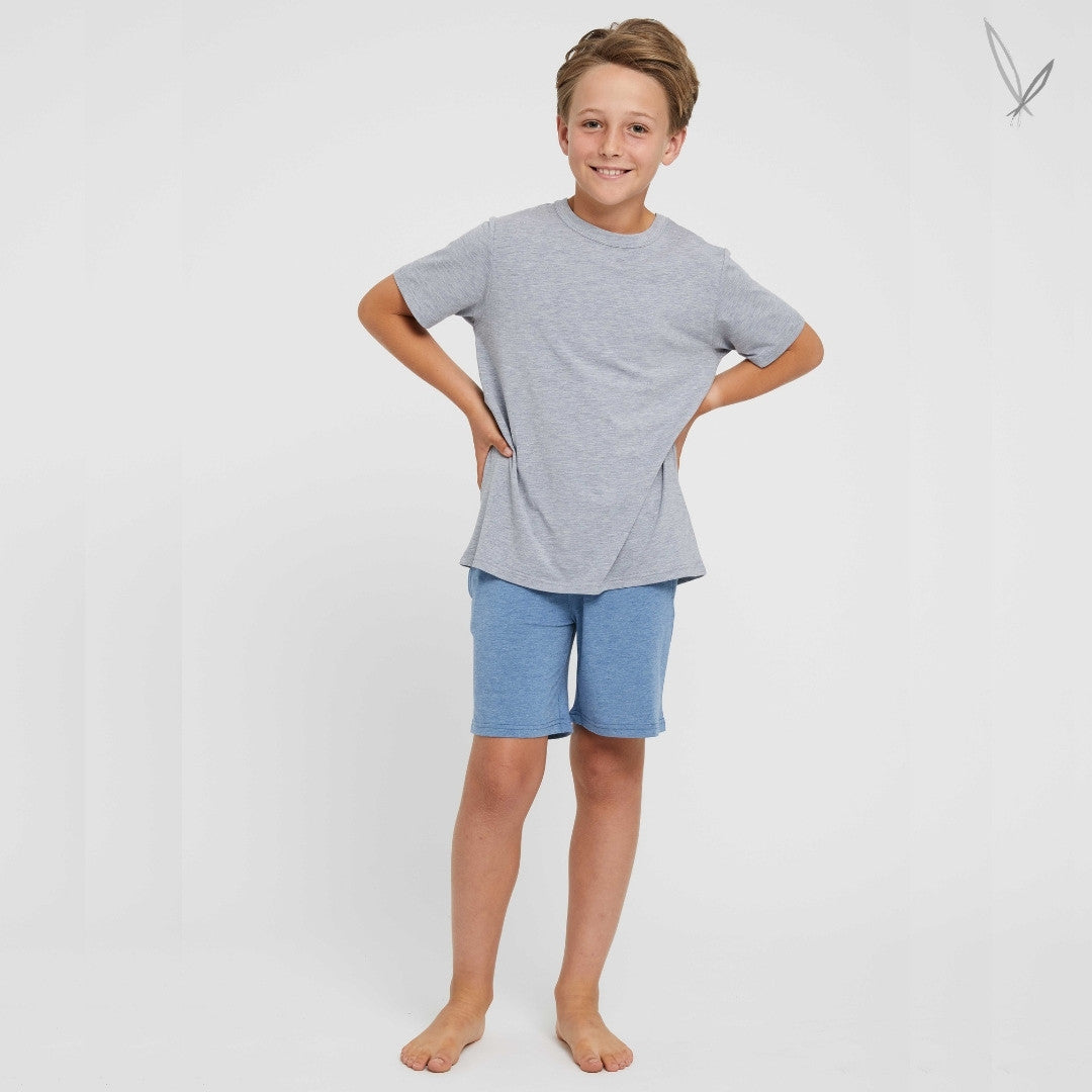 Junior Lounge Tee - Silver