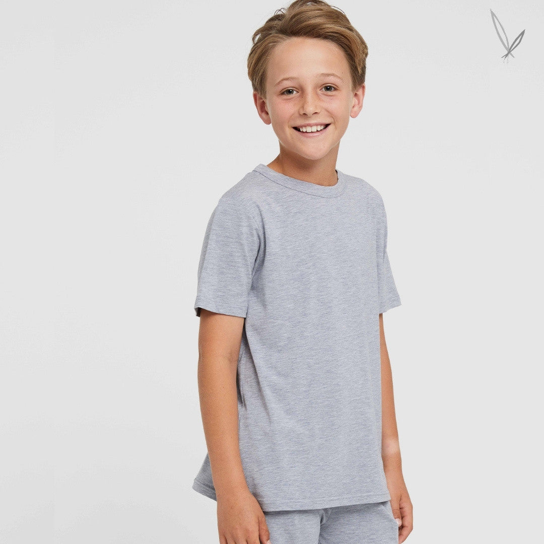 Junior Lounge Tee - Silver