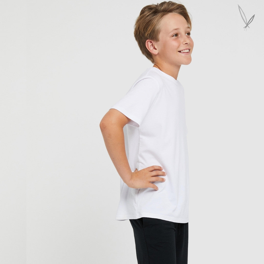 Junior Lounge Tee - White