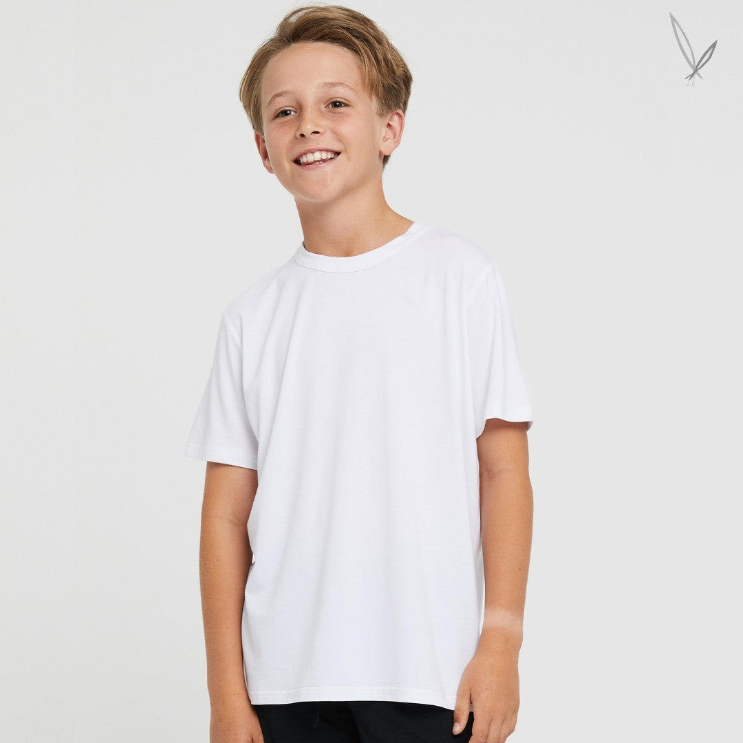 Junior Lounge Tee - White