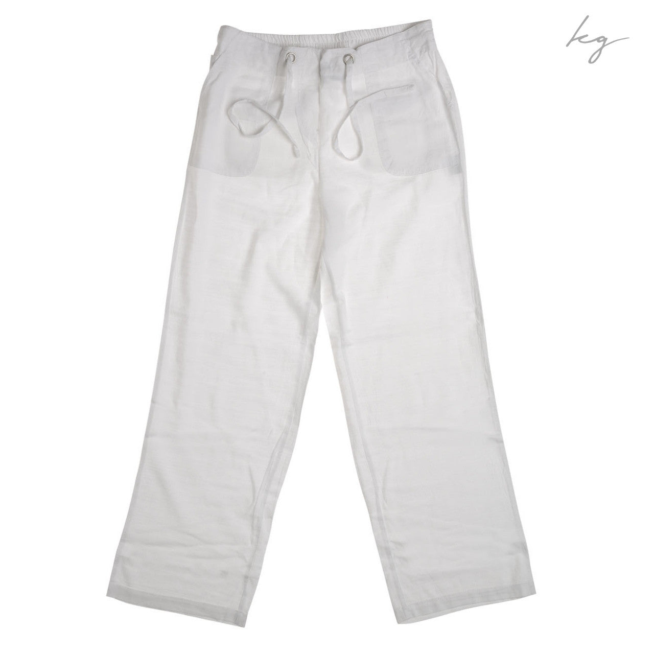 Women's Bamboo Beach Pants - White