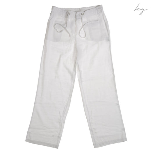 Women's Bamboo Beach Pants - White