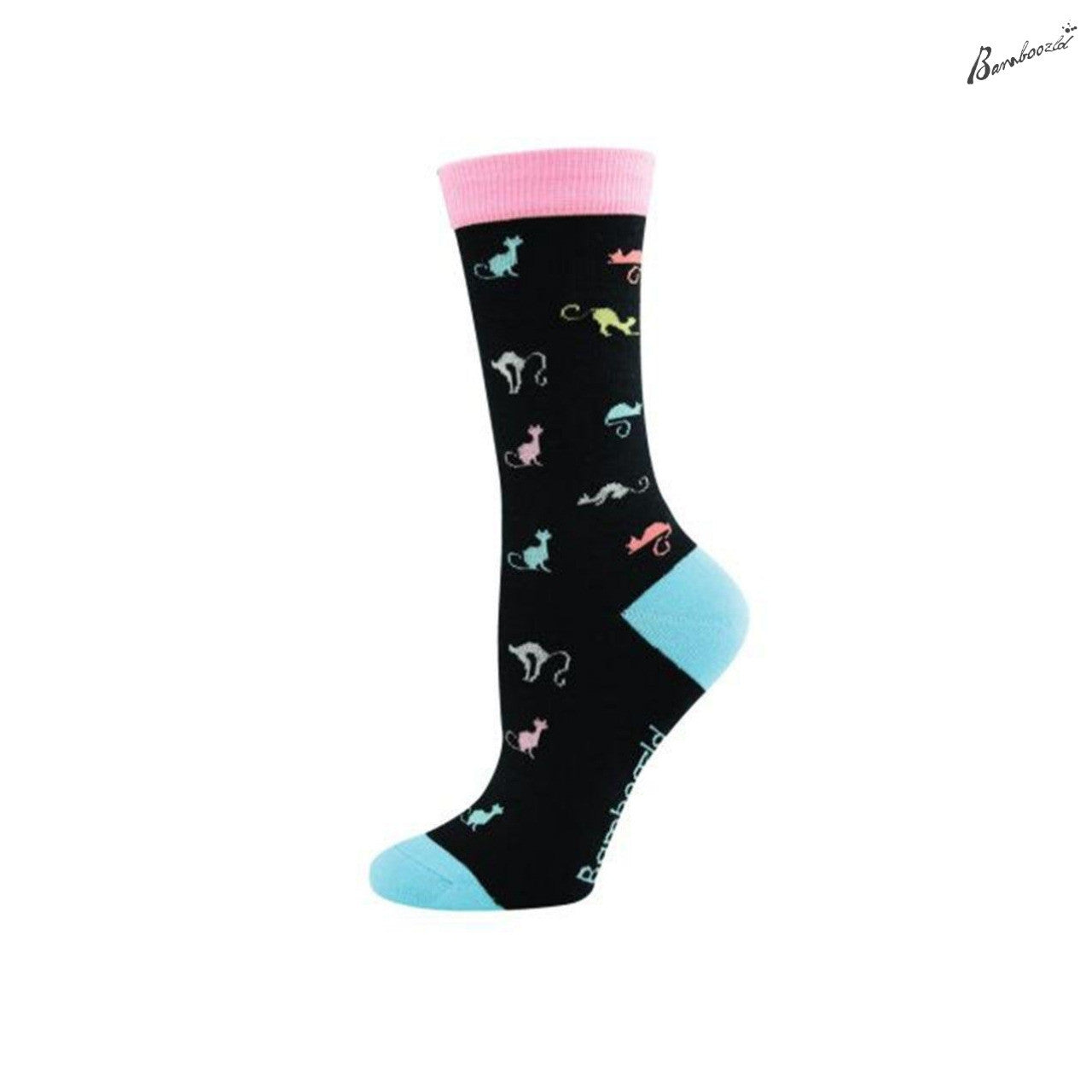 Kids Bamboozld Socks - Ditzy Cat