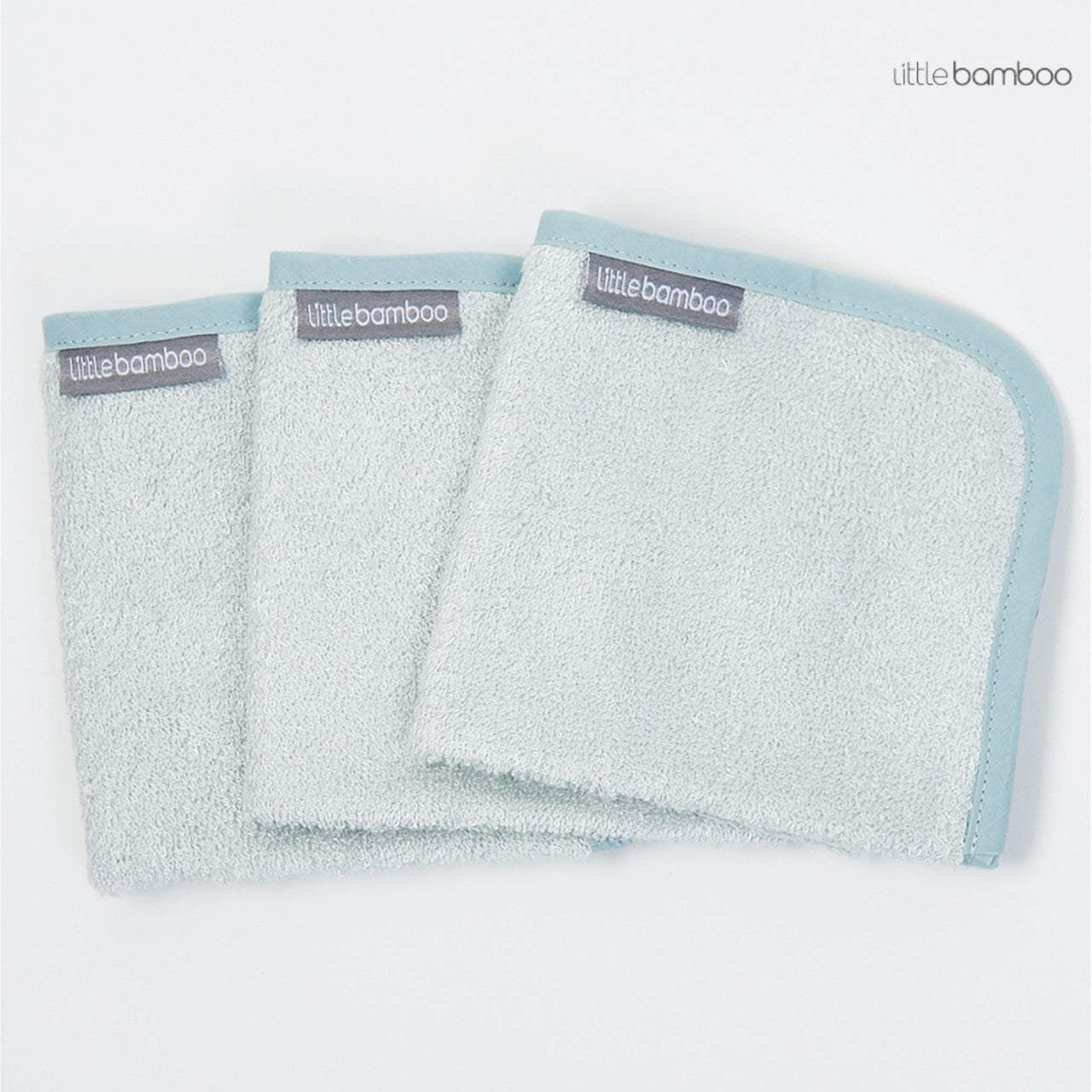 Little Bamboo Towelling Washers | 3-PACK
