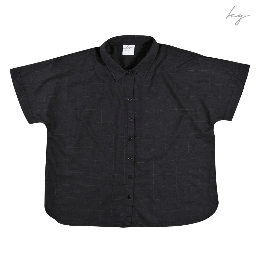 Bamboo Irregular Long-Sleeve Shirt SHN0021
